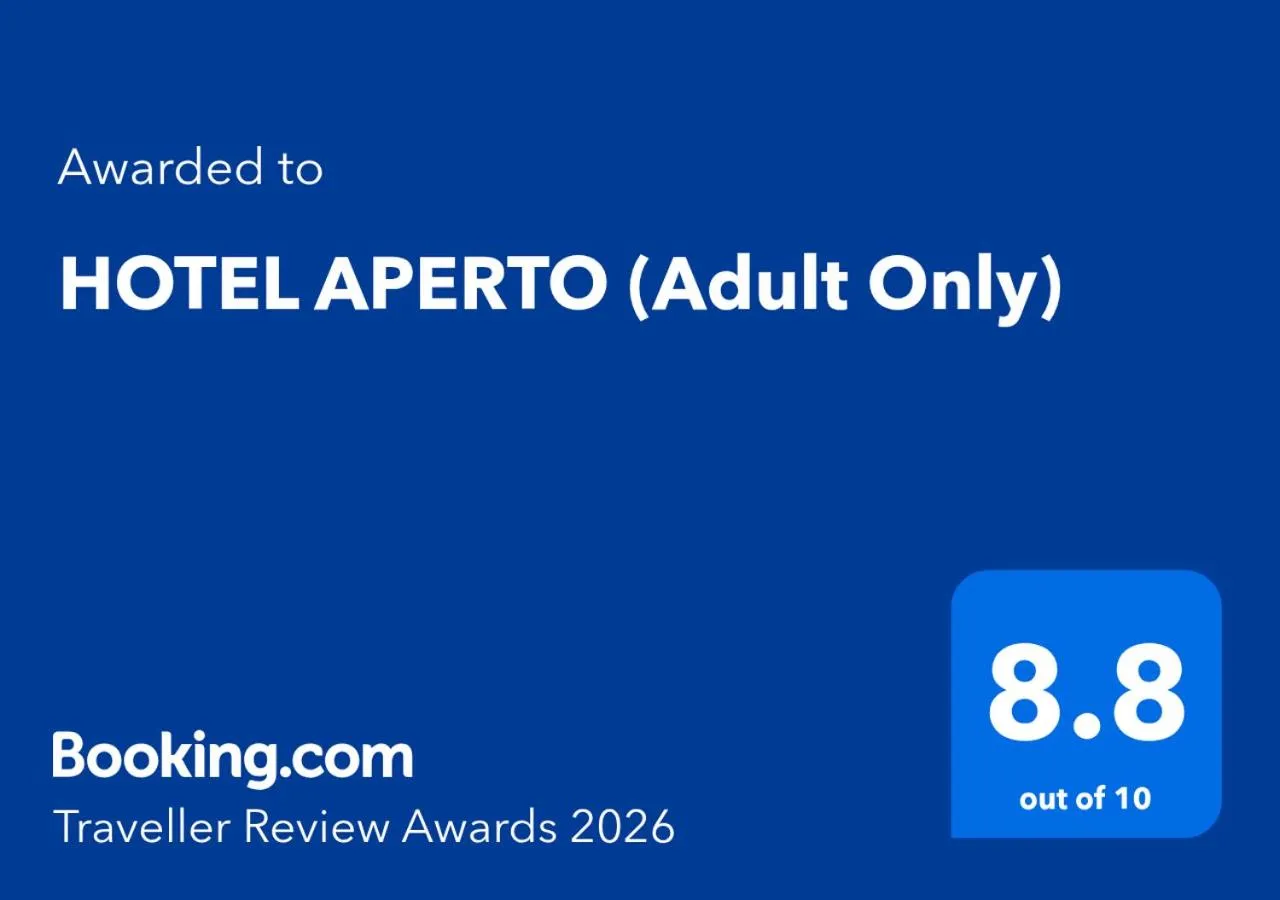 Certificate/Award in HOTEL APERTO (Adult Only)