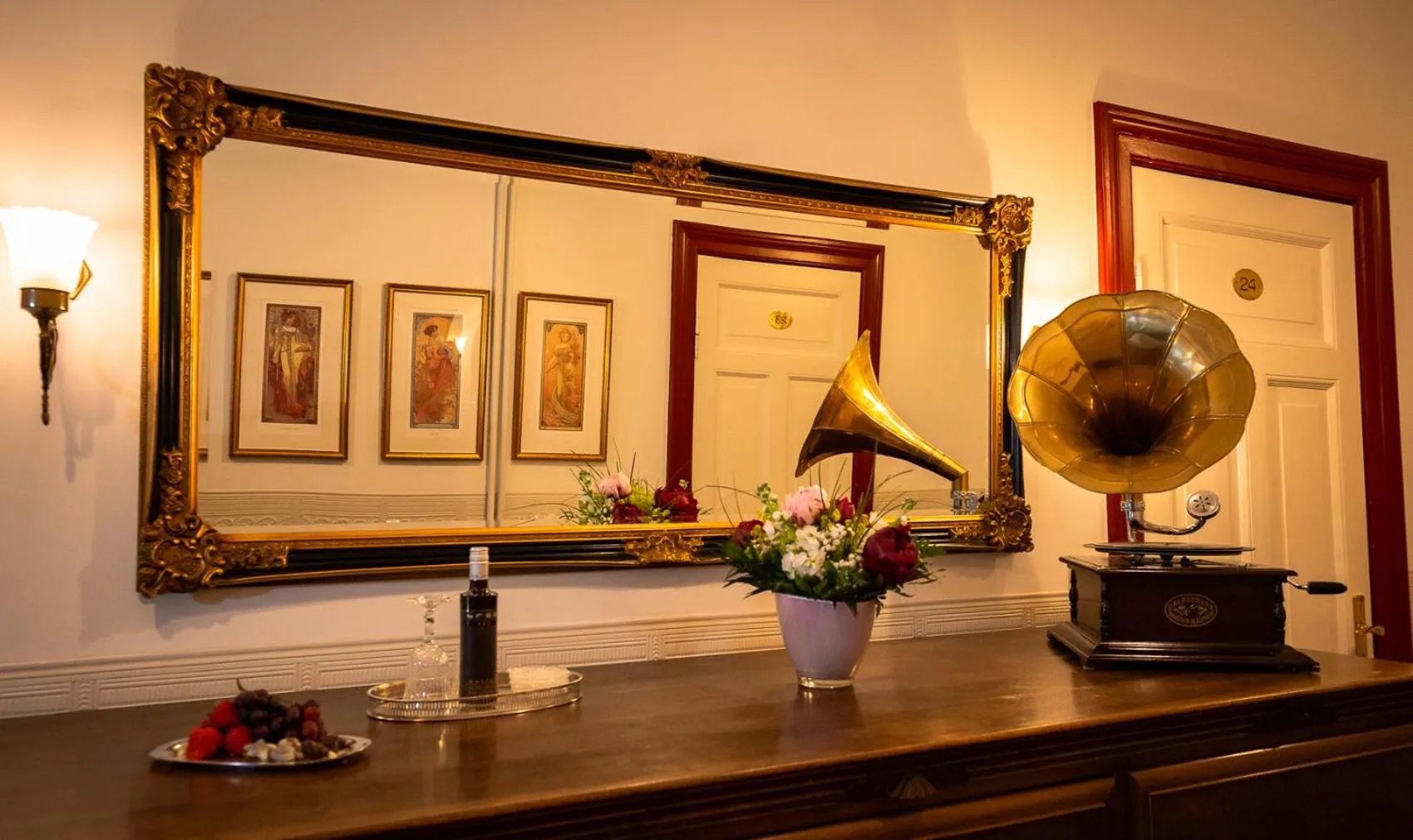 Decorative detail in Hotel Seeufer