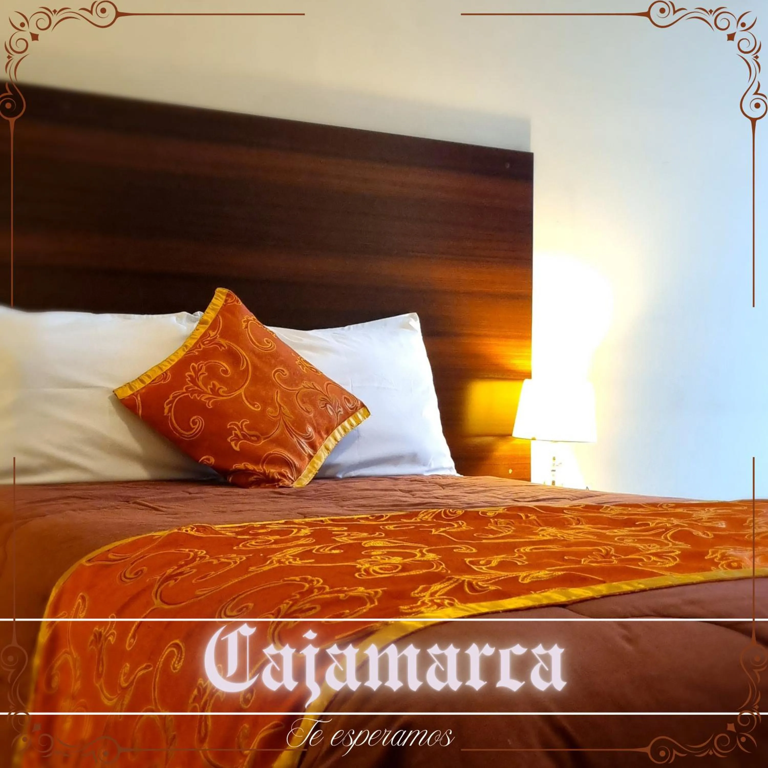 Bed in Hotel Los Nogales