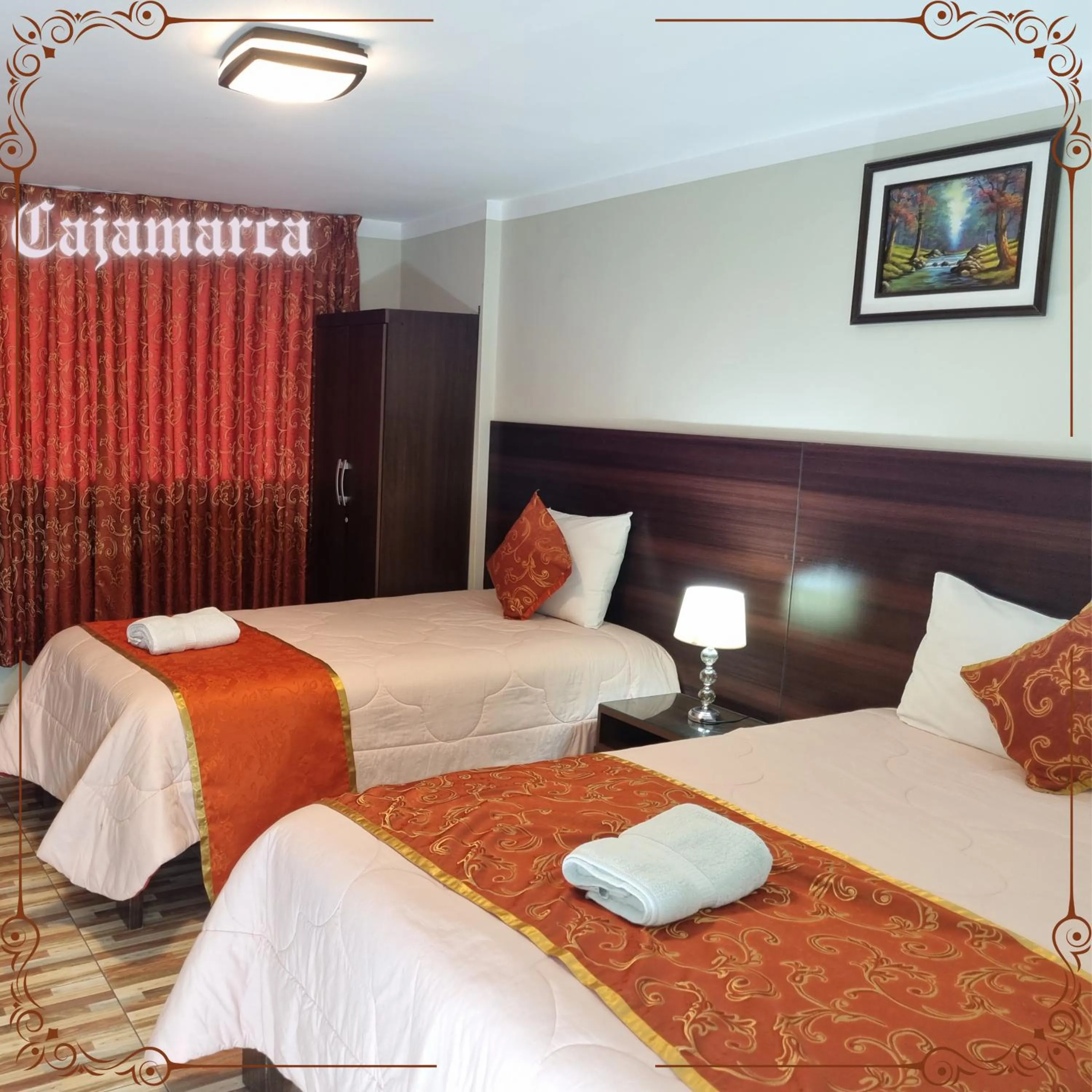 Bed in Hotel Los Nogales