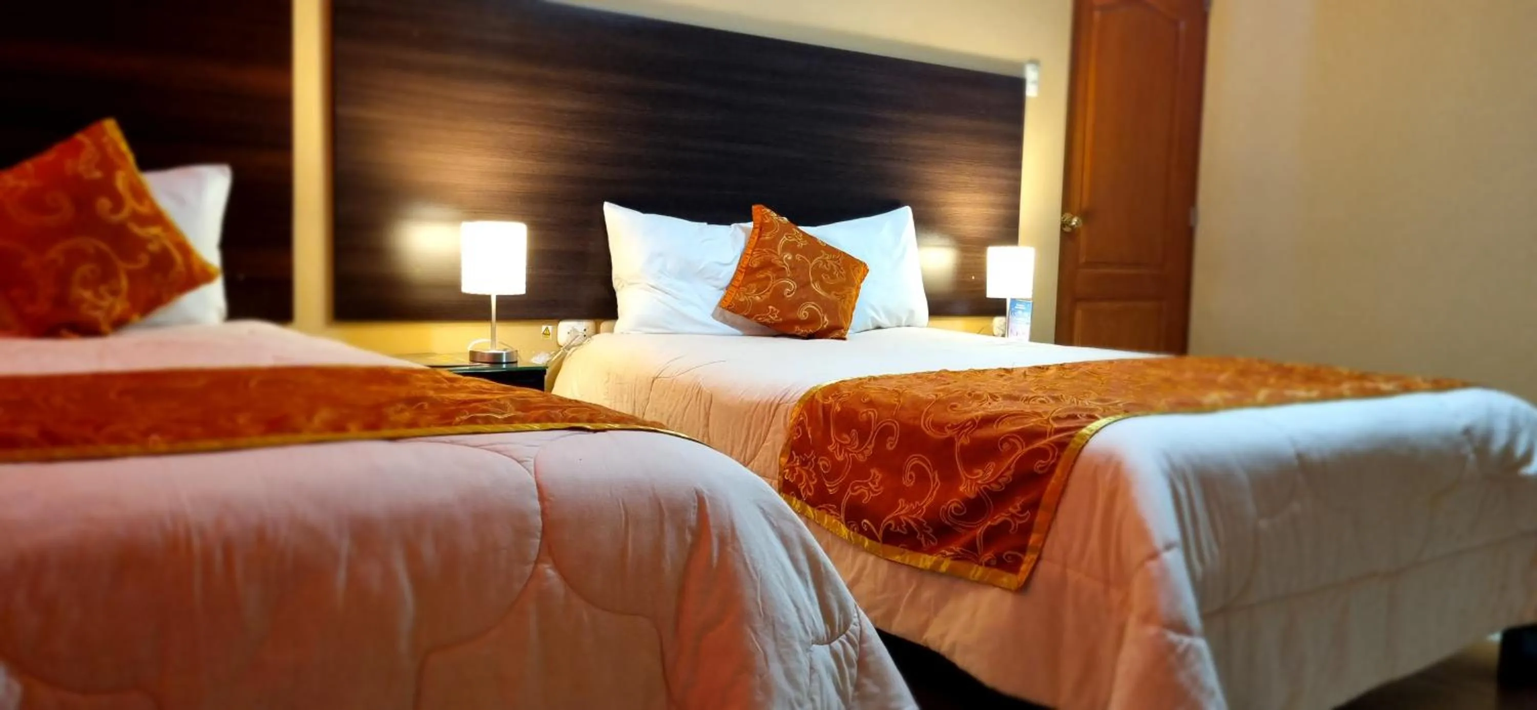 Bed in Hotel Los Nogales