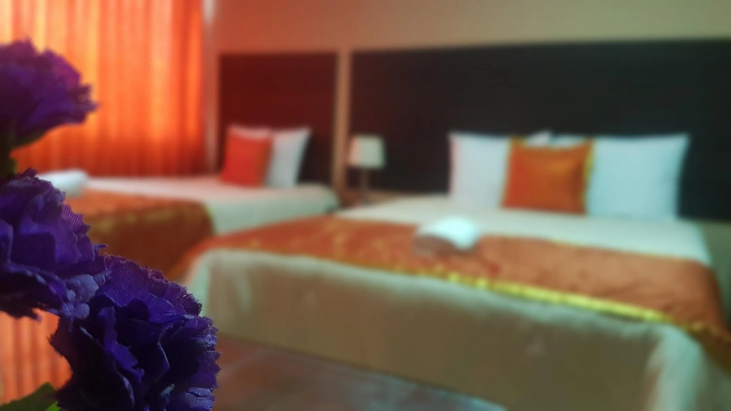 Bed in Hotel Los Nogales