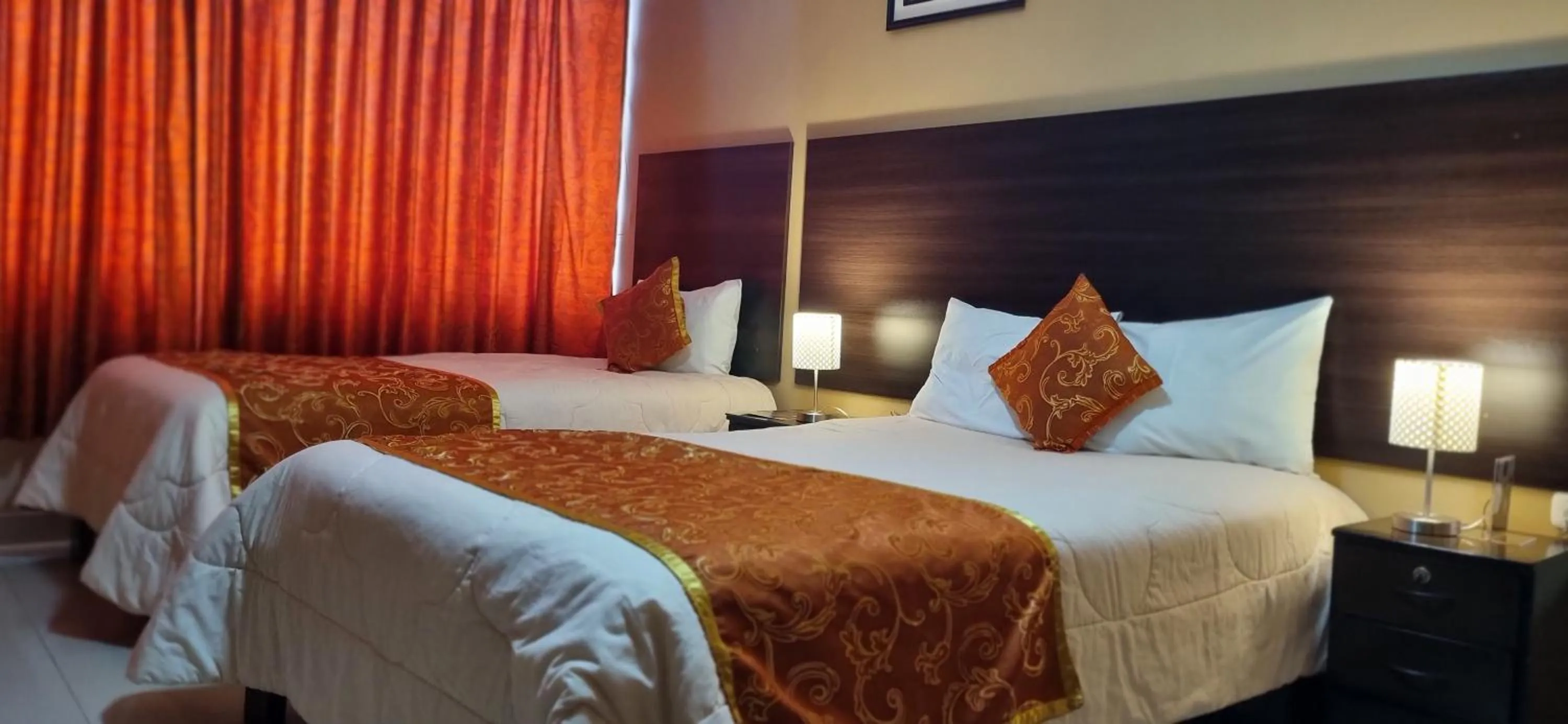 Bed in Hotel Los Nogales