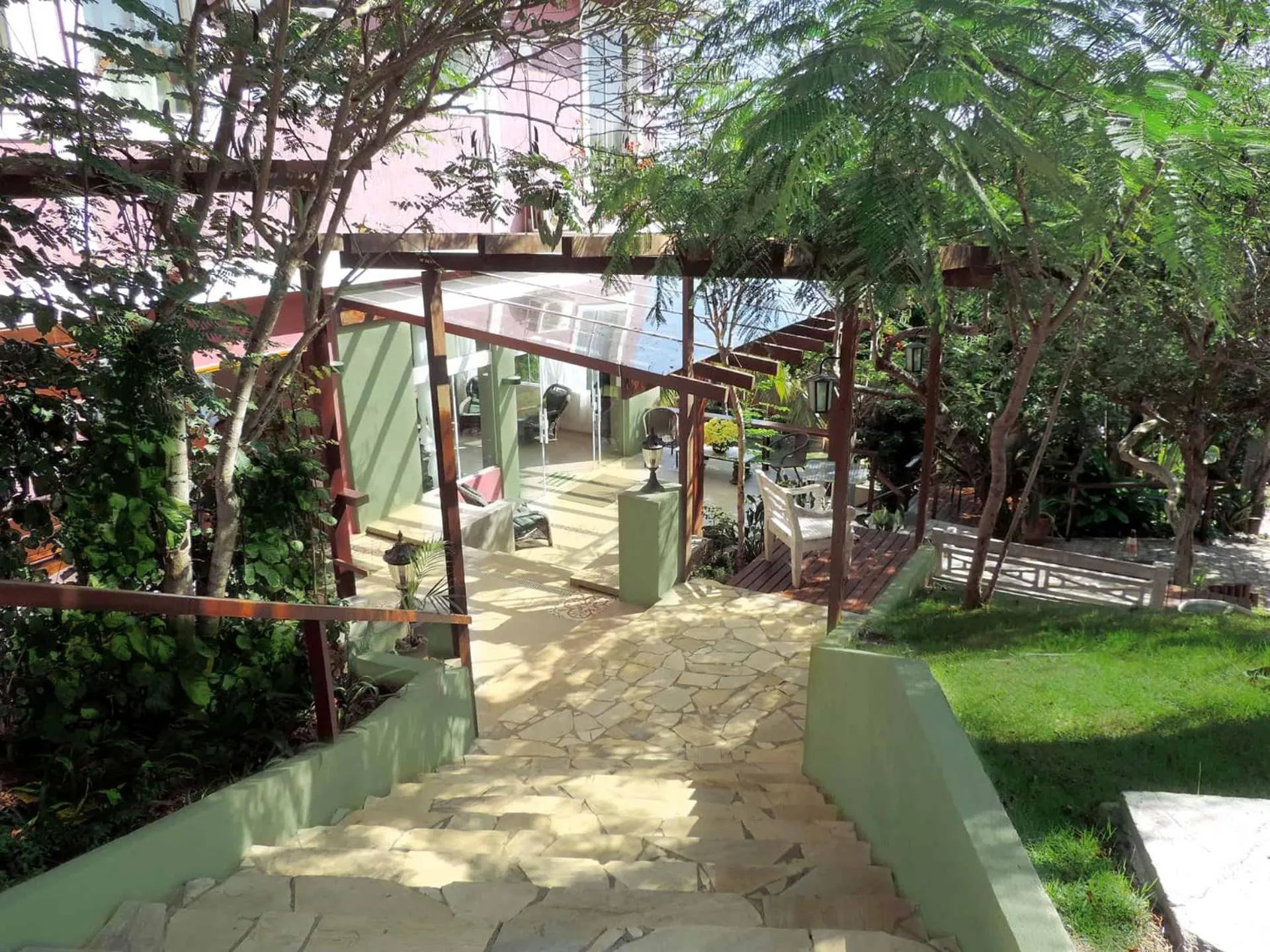 Patio in Pousada Pelicano