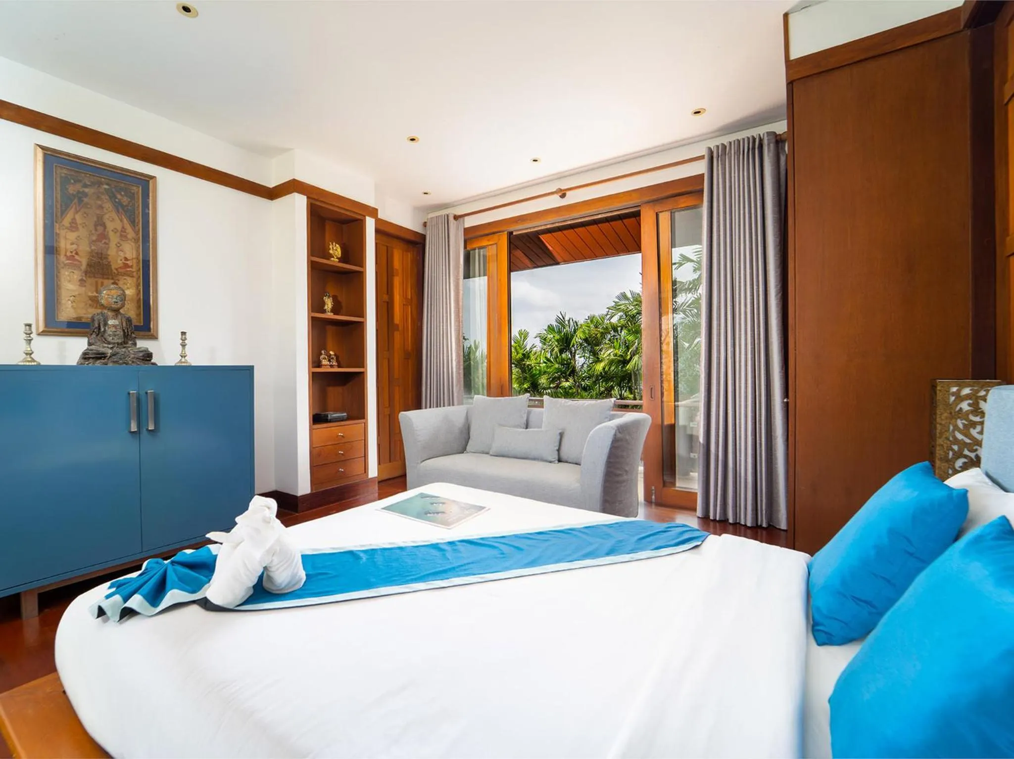 Bed in Villa Chada