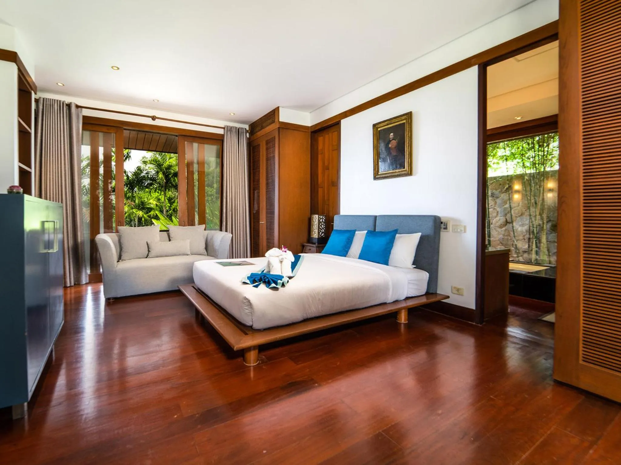 Bed in Villa Chada