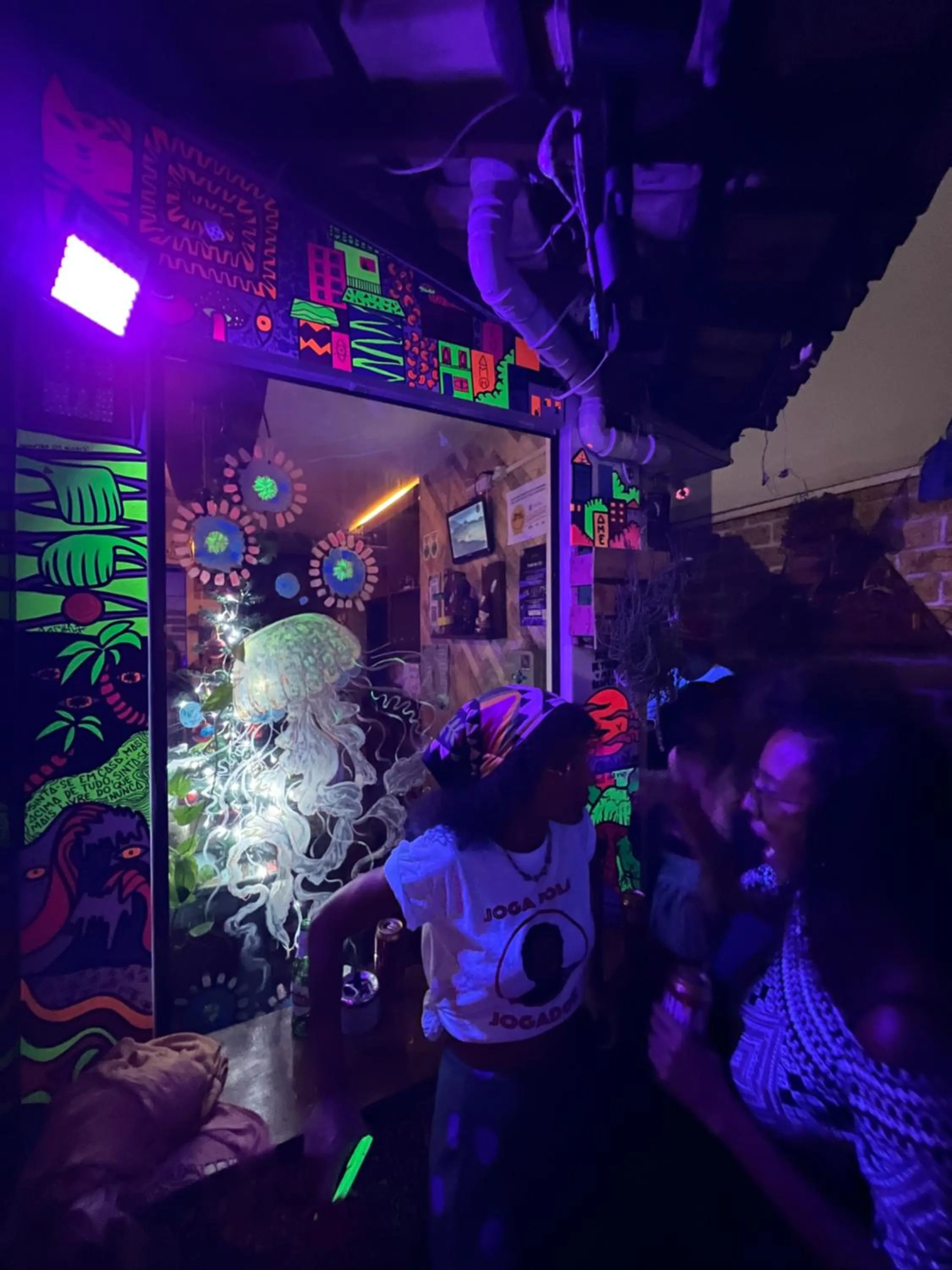 Patio in Chamos Hostel Cultural