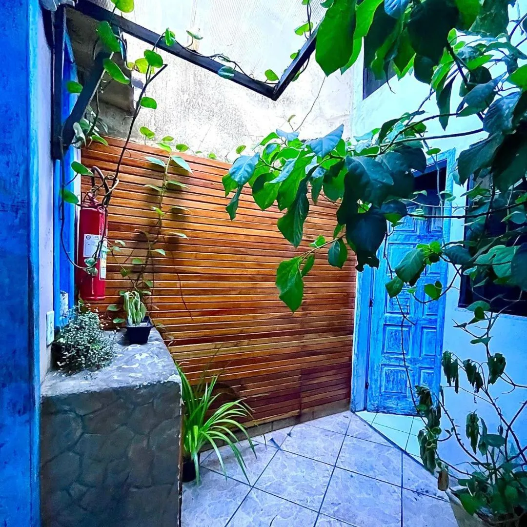 Inner courtyard view in Chamos Hostel Cultural