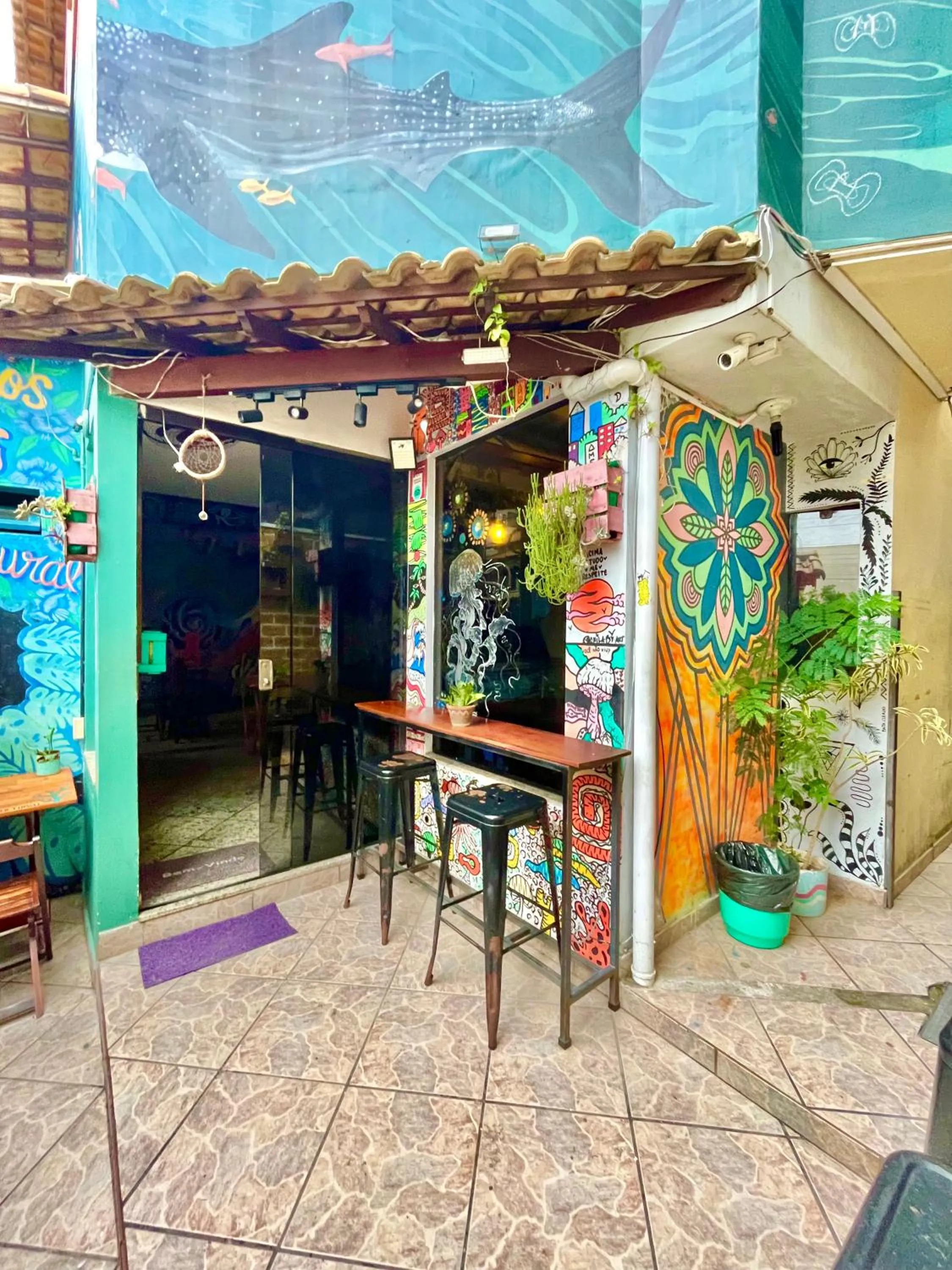 Patio in Chamos Hostel Cultural