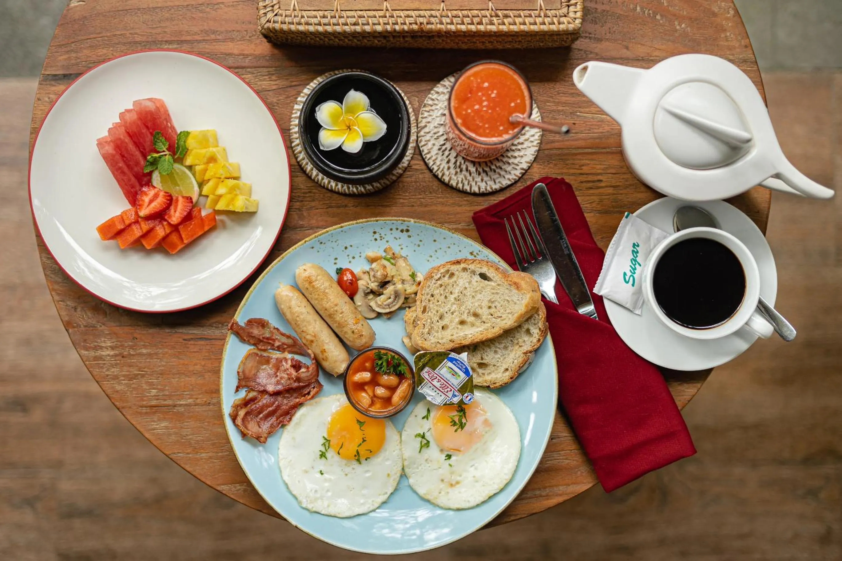 Food in Kubu Rama Ubud Cottage