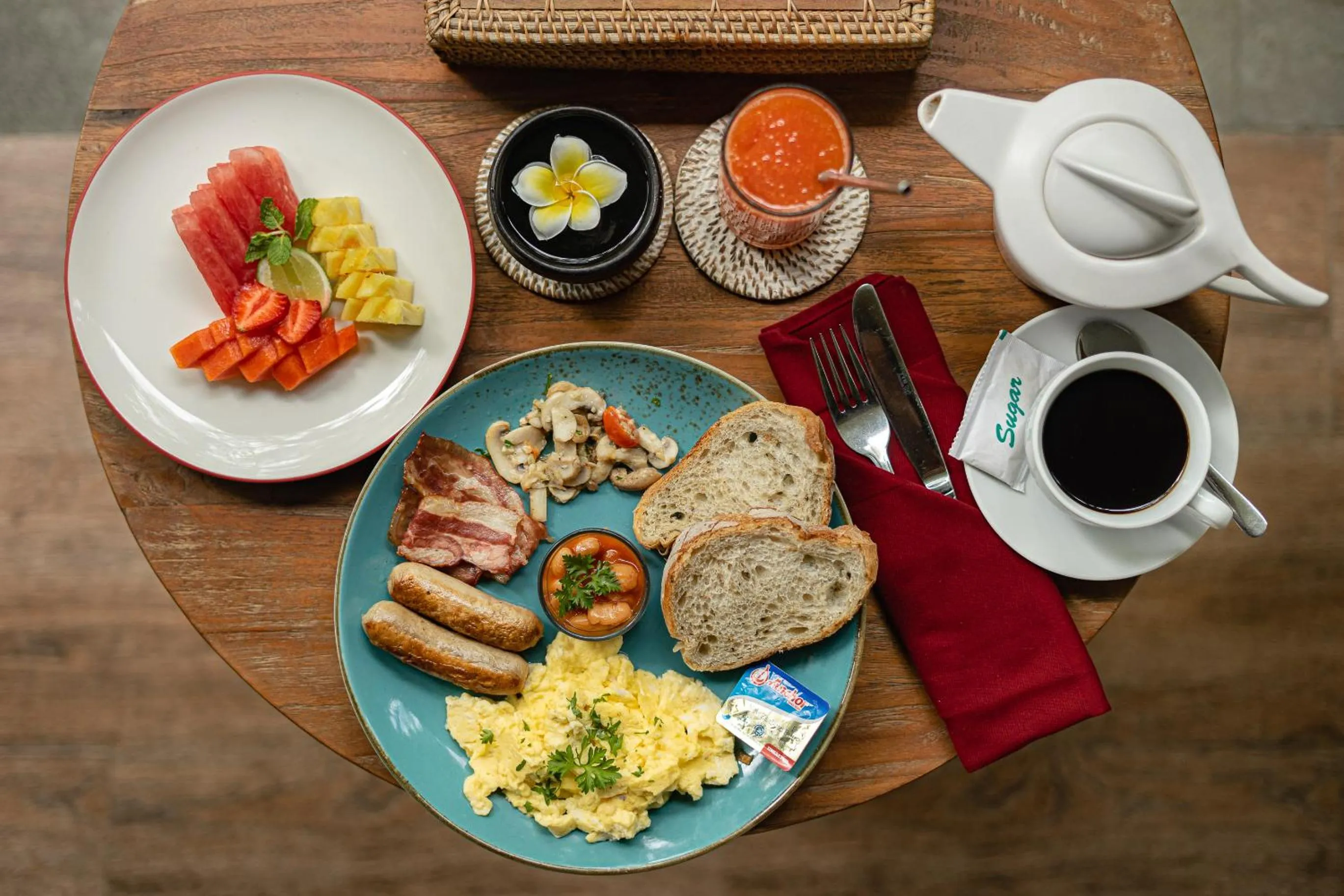 Food in Kubu Rama Ubud Cottage