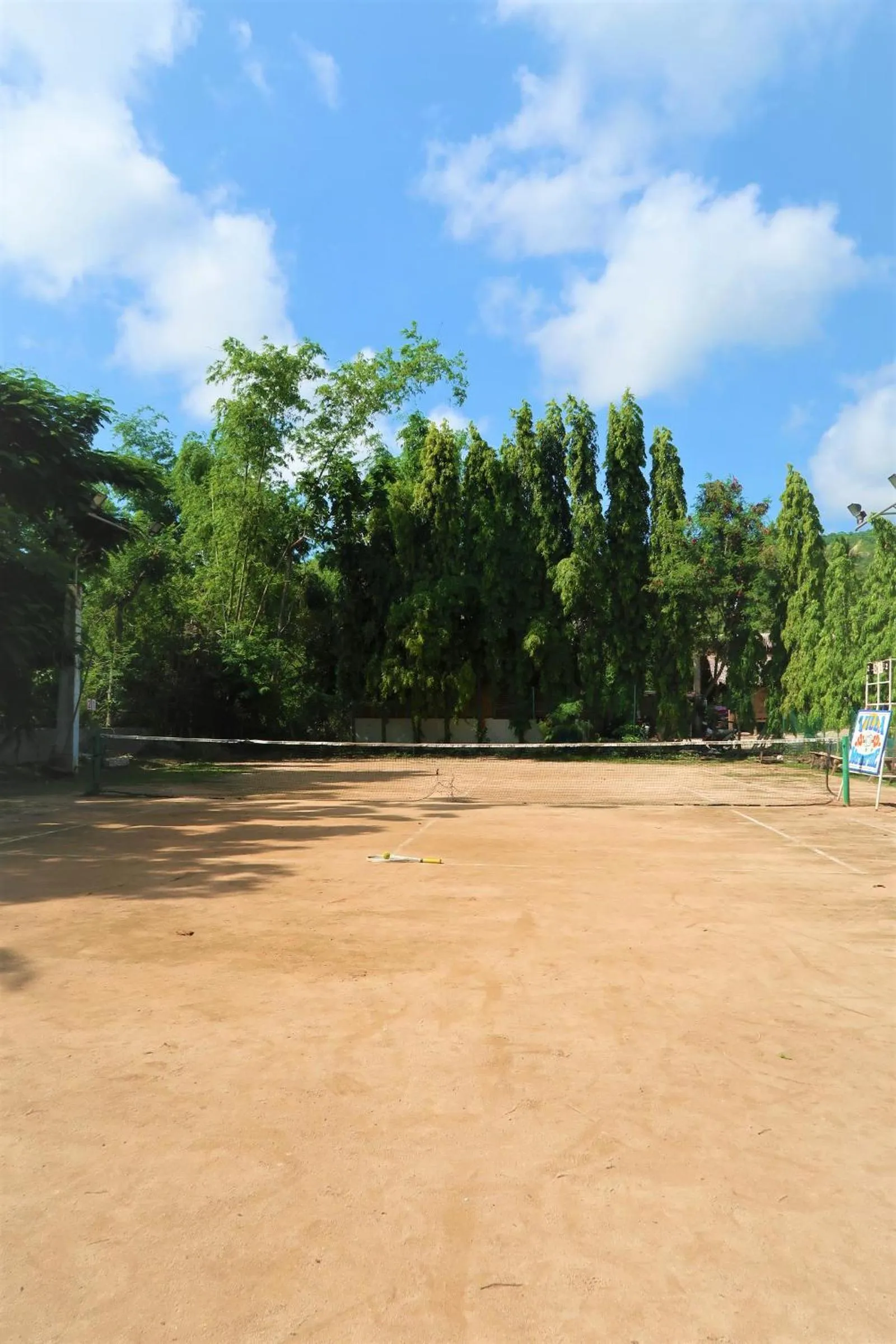 Tennis court in VILLA MARMARINE BEACH RESORT & RESTAURANT