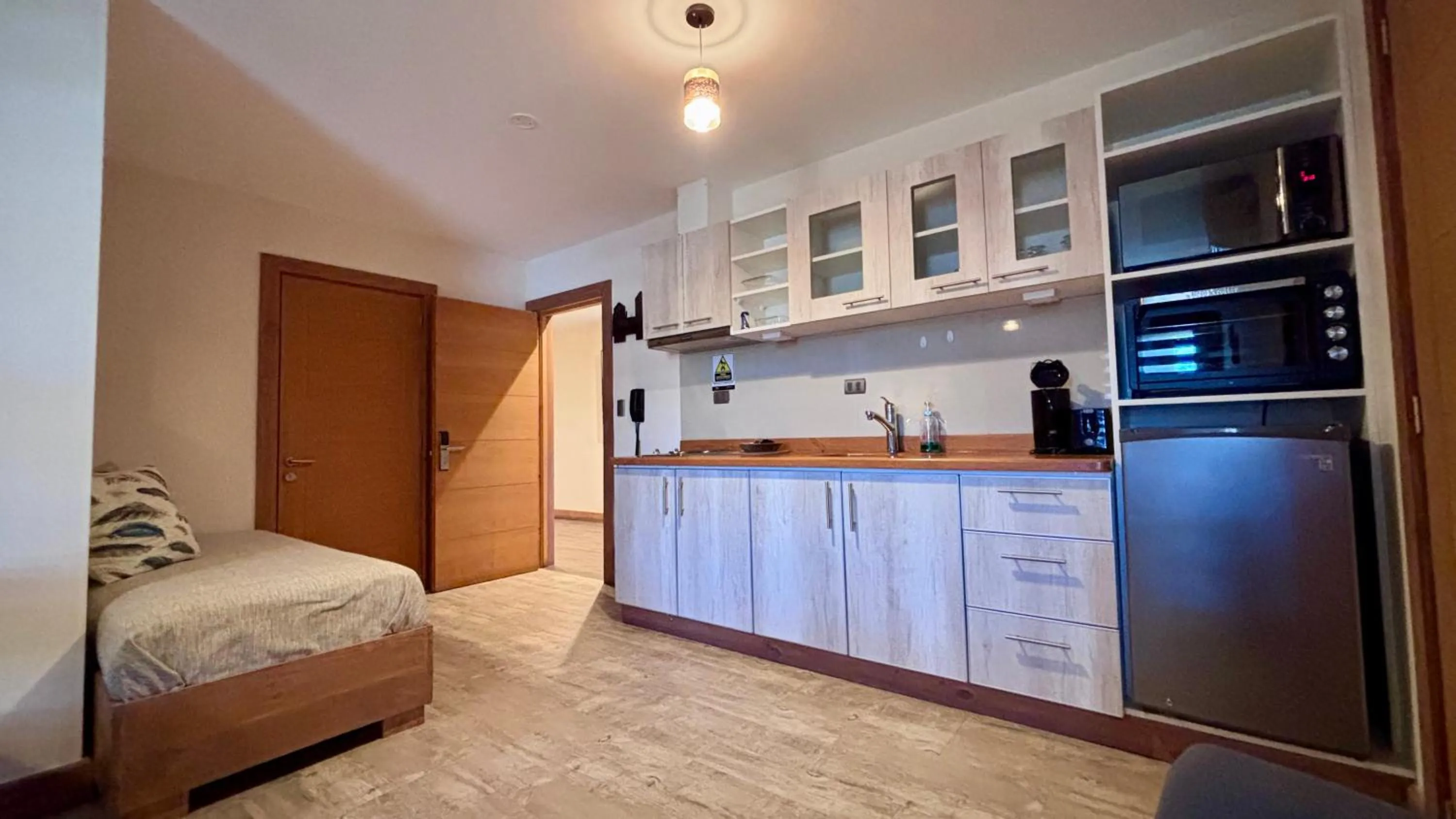 Bed in Entre Cumbres Apart Hotel