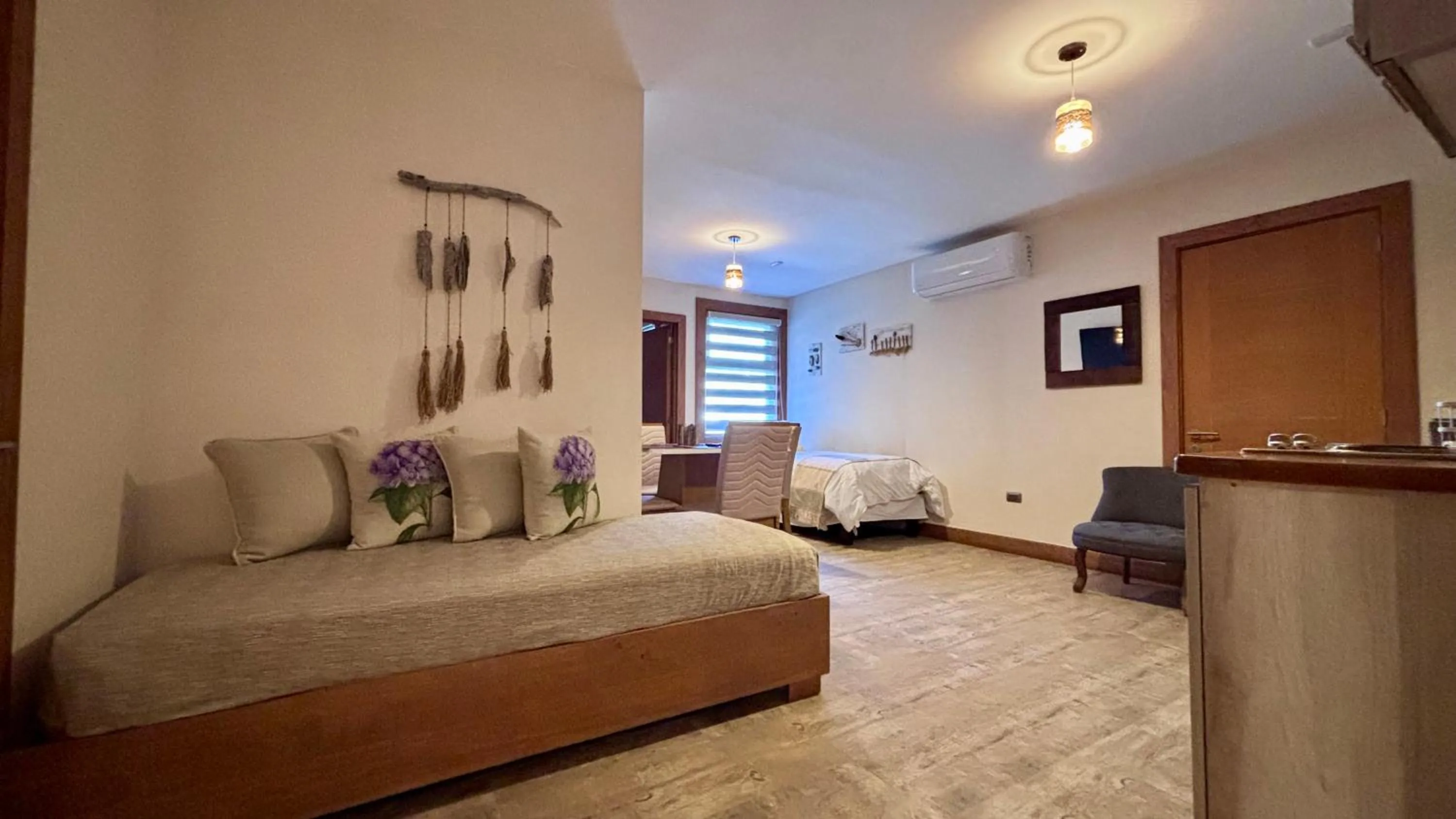 Bed in Entre Cumbres Apart Hotel