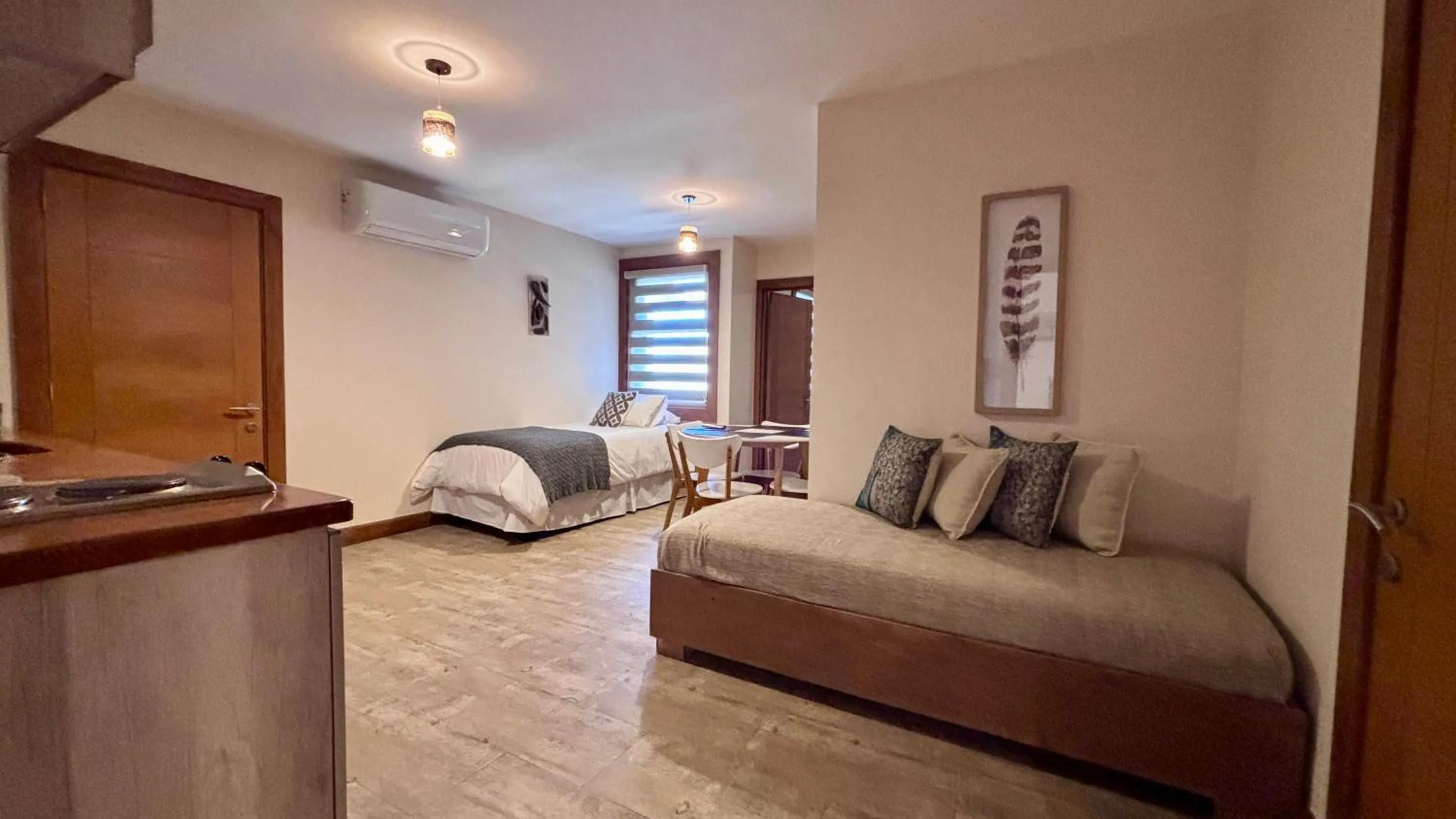 Bed in Entre Cumbres Apart Hotel