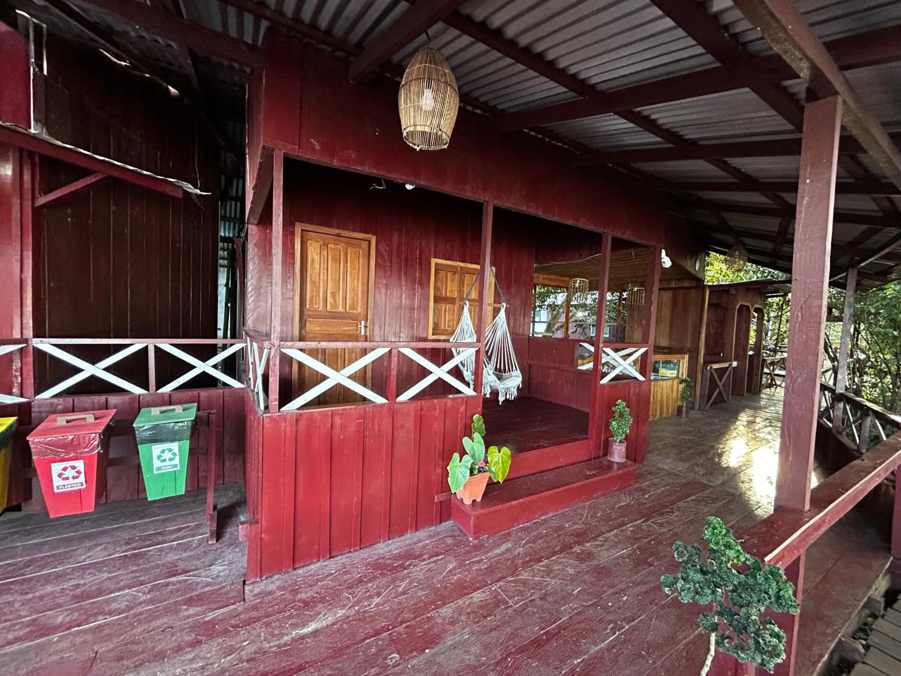 Patio in Vista do Lago Jungle Lodge