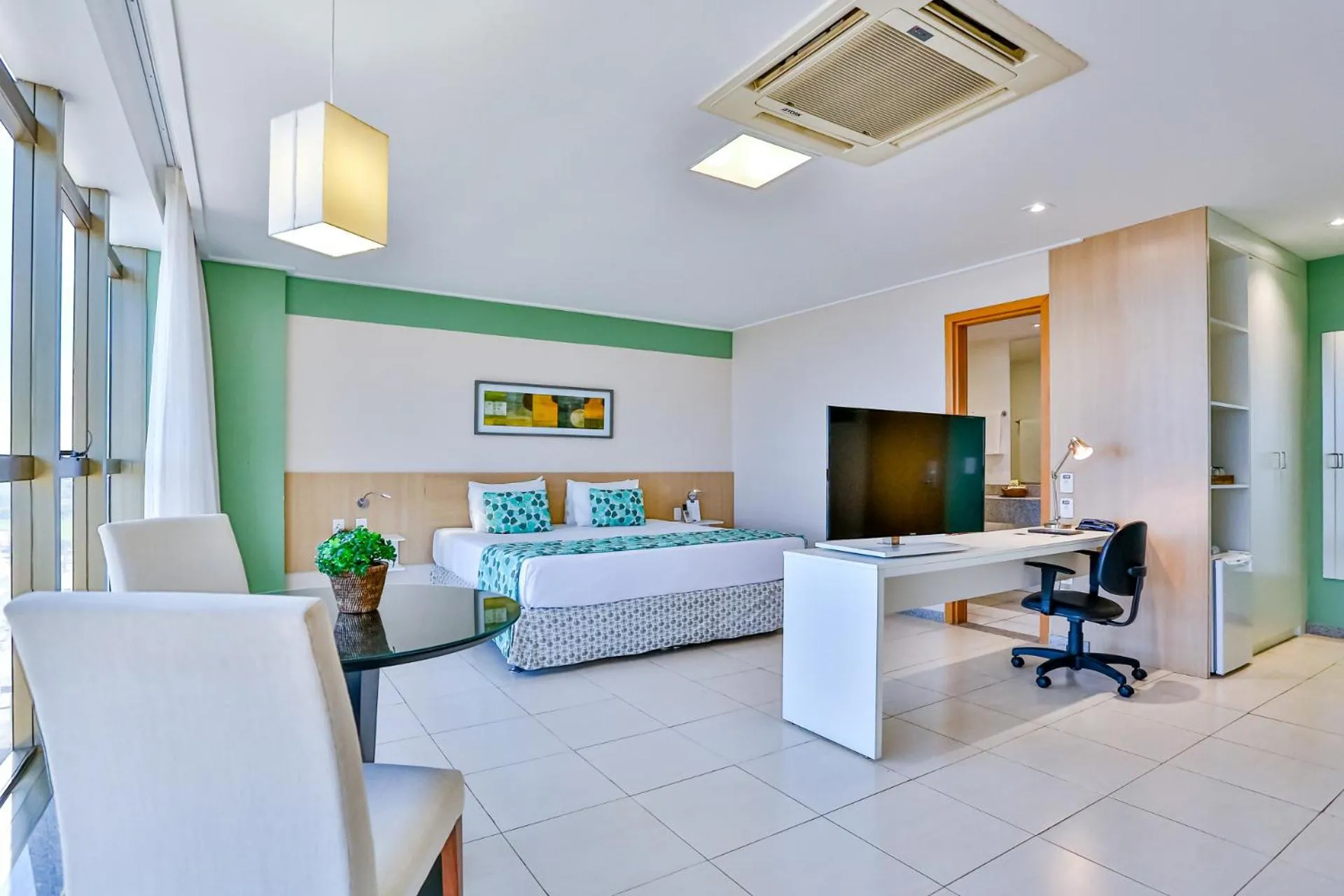 Communal lounge/ TV room in Nobile Suites Del Rio - Petrolina