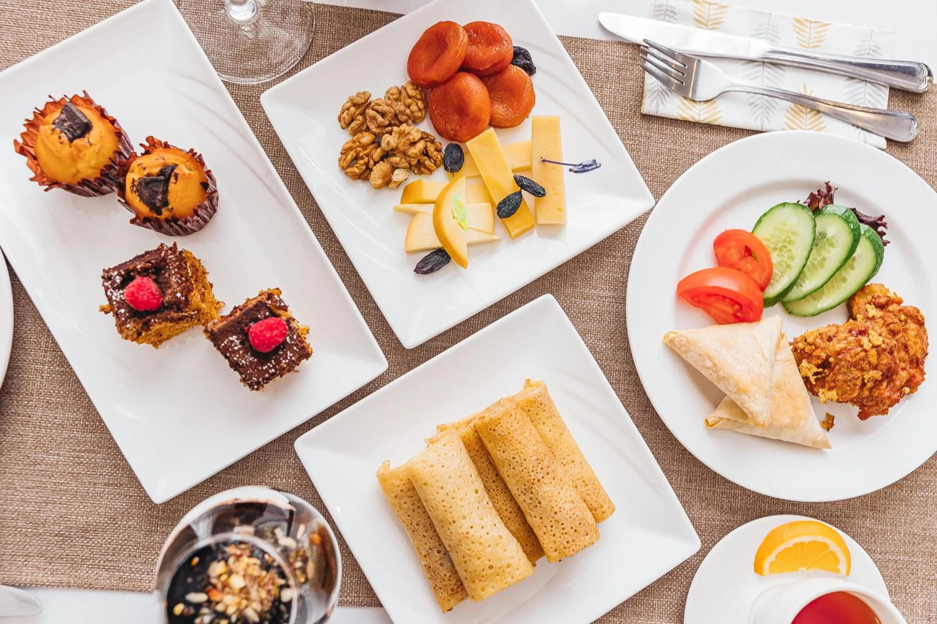 Breakfast in Grand Fergana Hotel