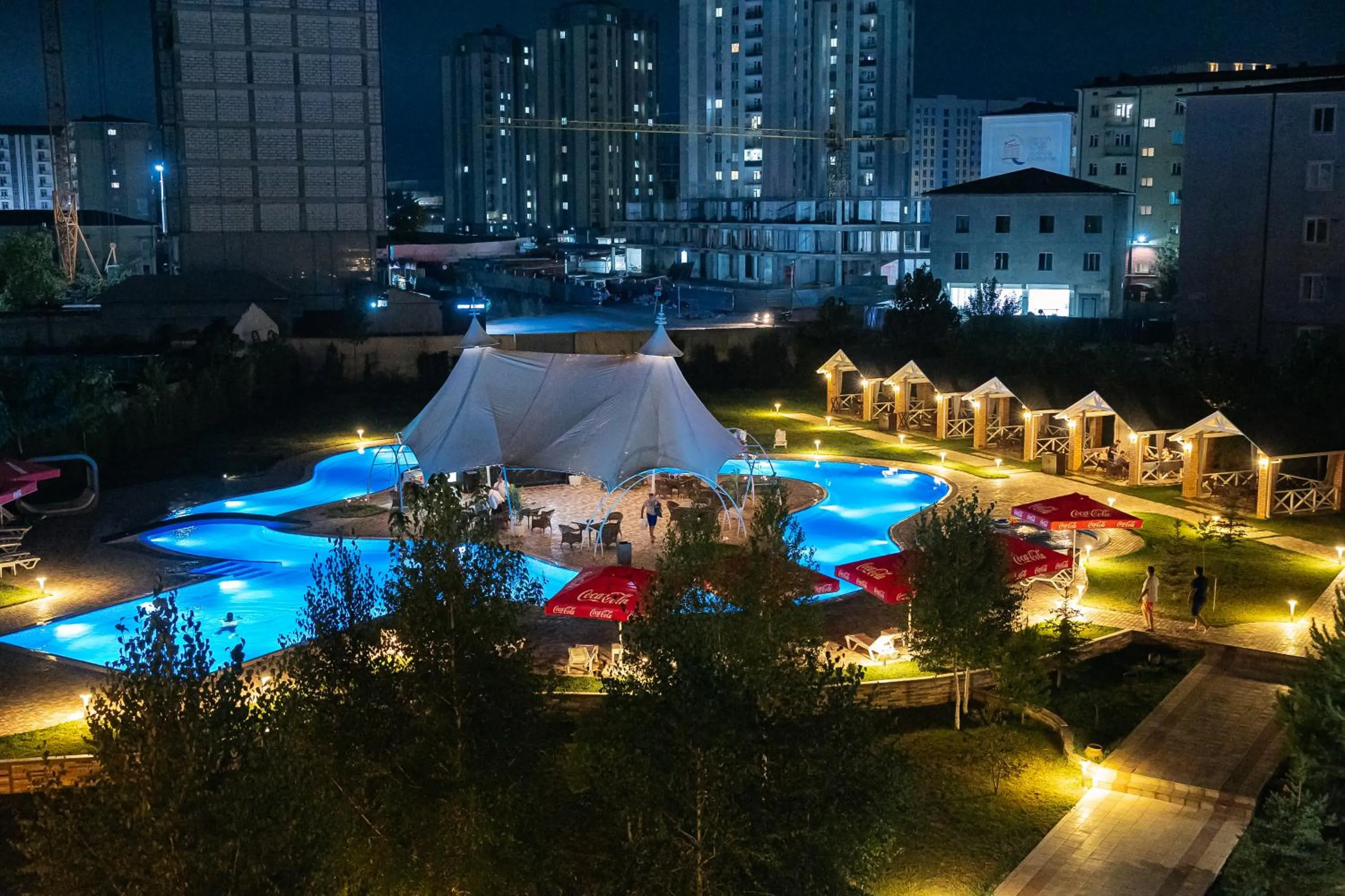 Swimming pool in Grand Fergana Hotel
