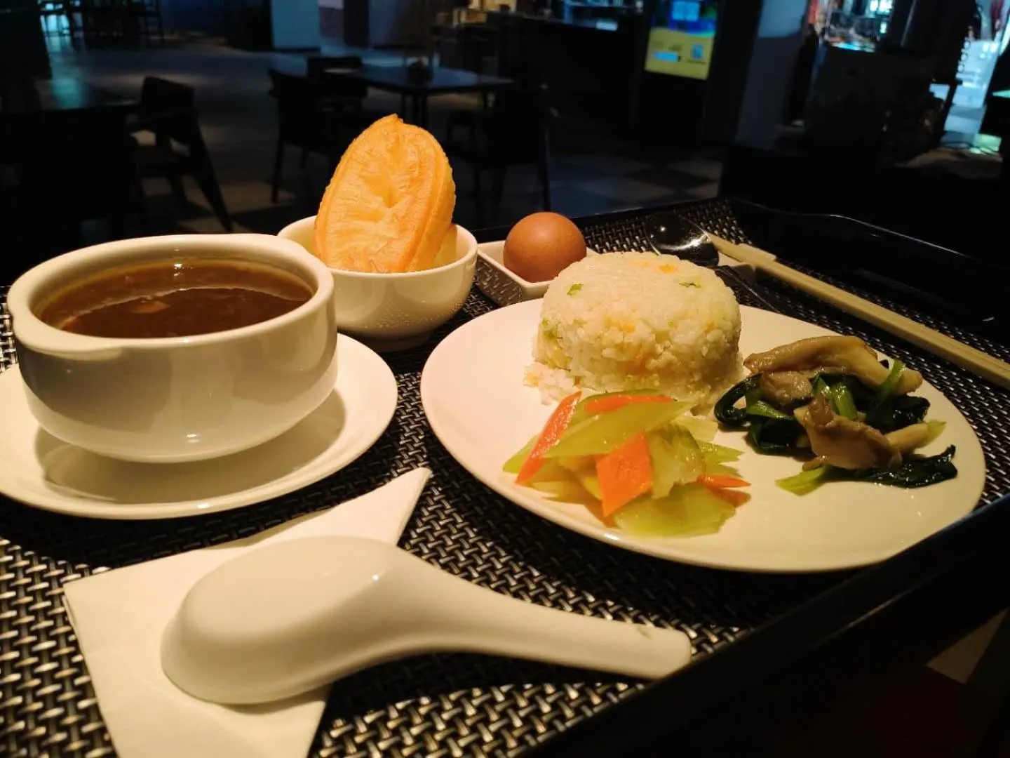 Food close-up in Jinmao Hotel Xi'an Downtown