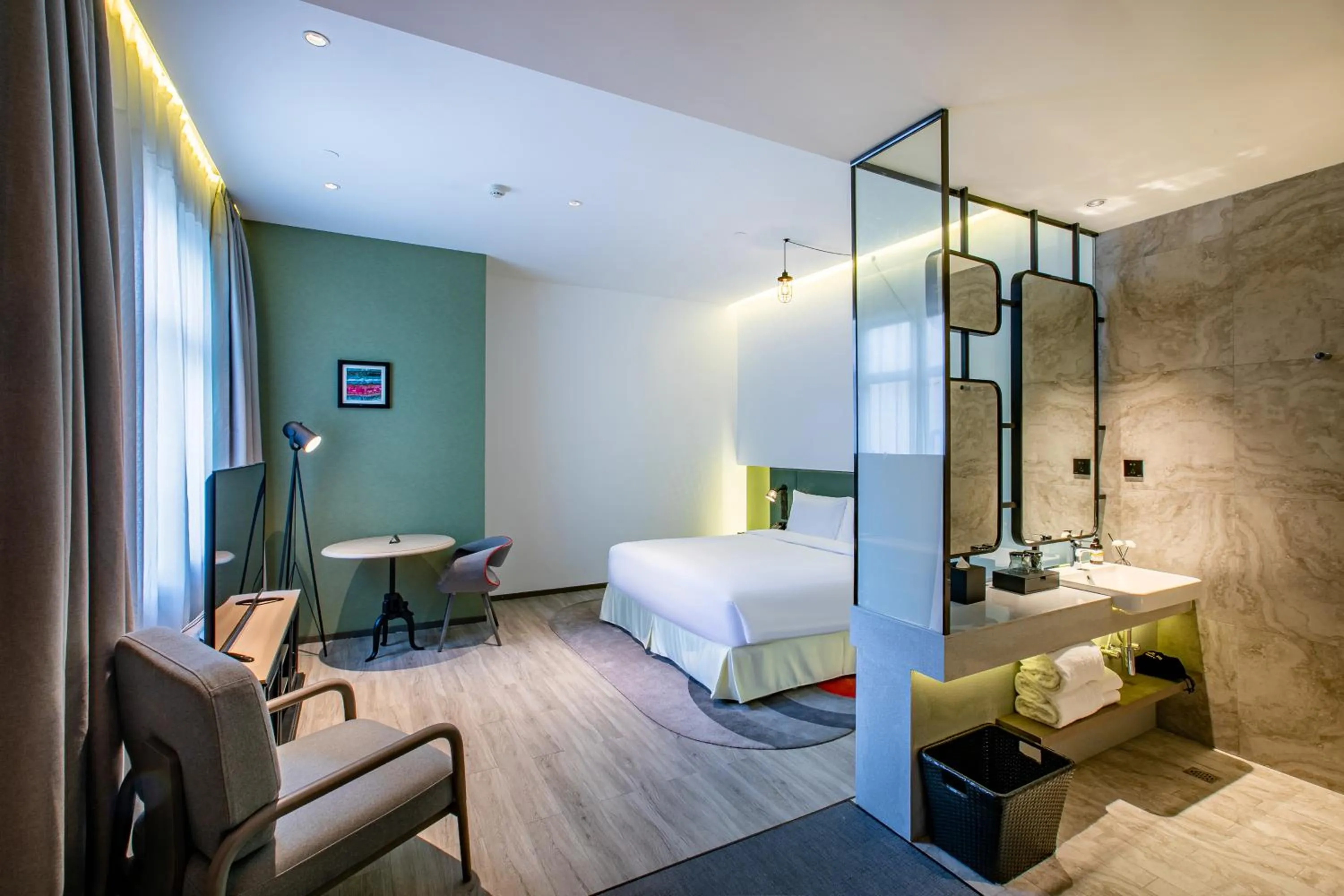 Bed in Jinmao Hotel Xi'an Downtown