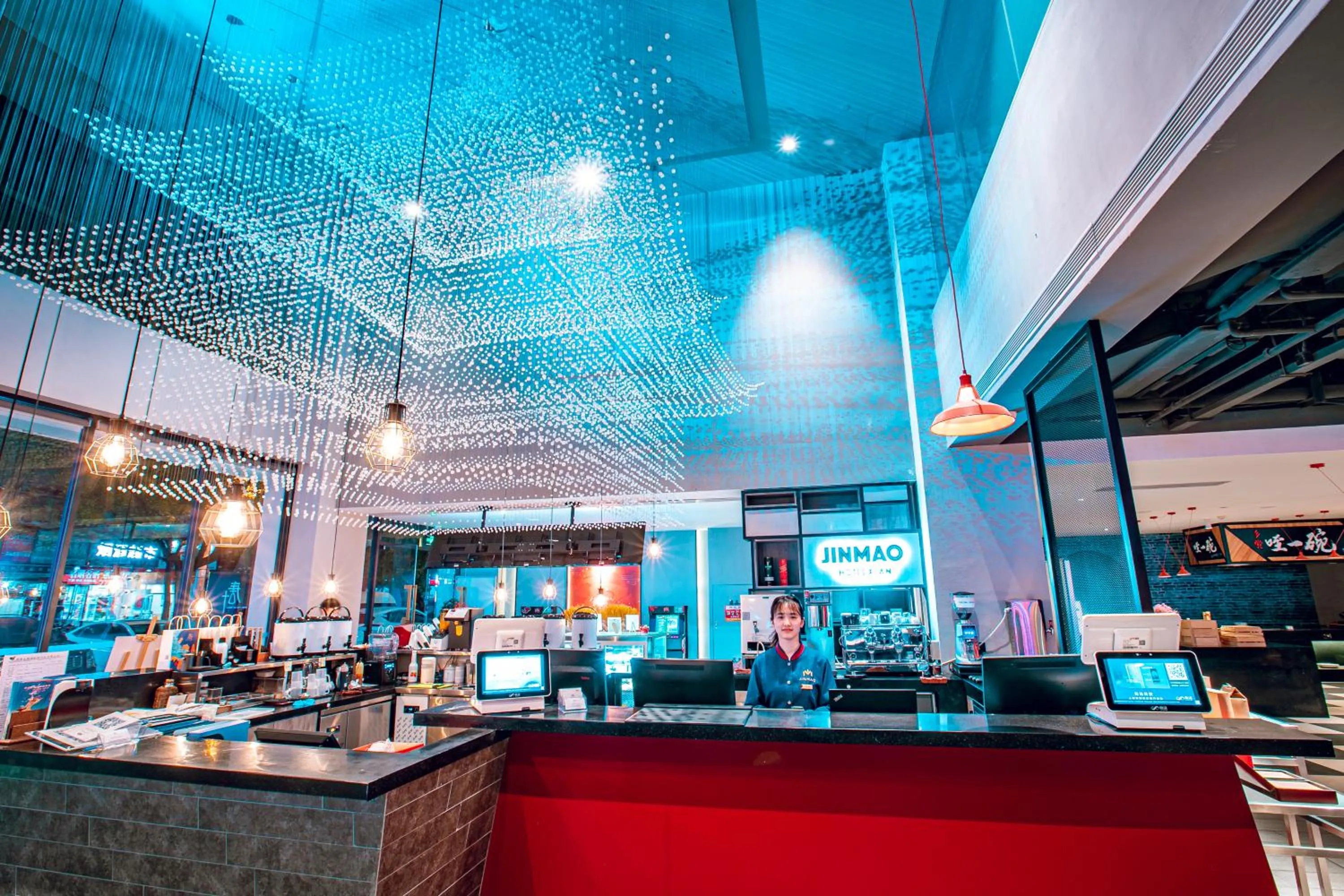 Lobby or reception in Jinmao Hotel Xi'an Downtown