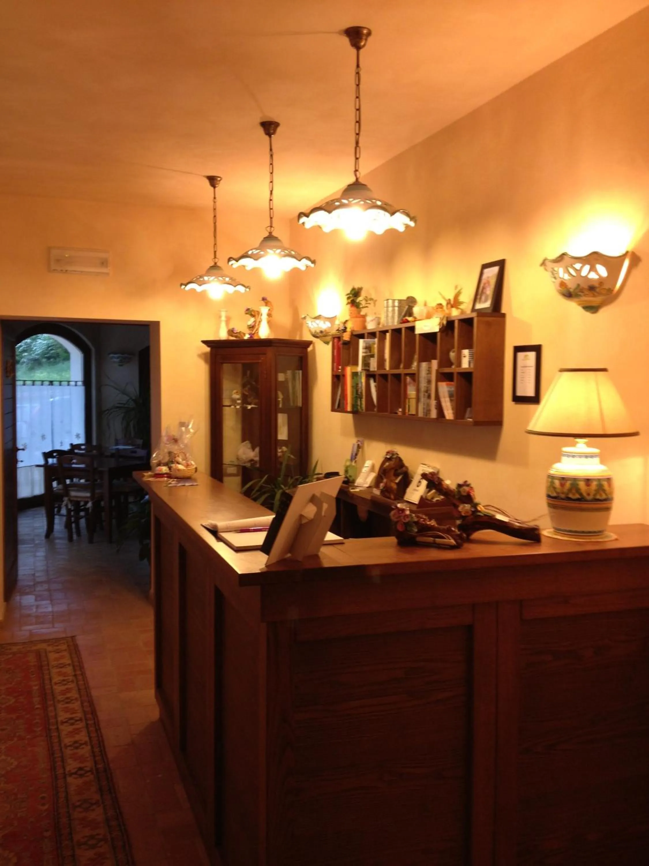 Lobby or reception in il casale san martino