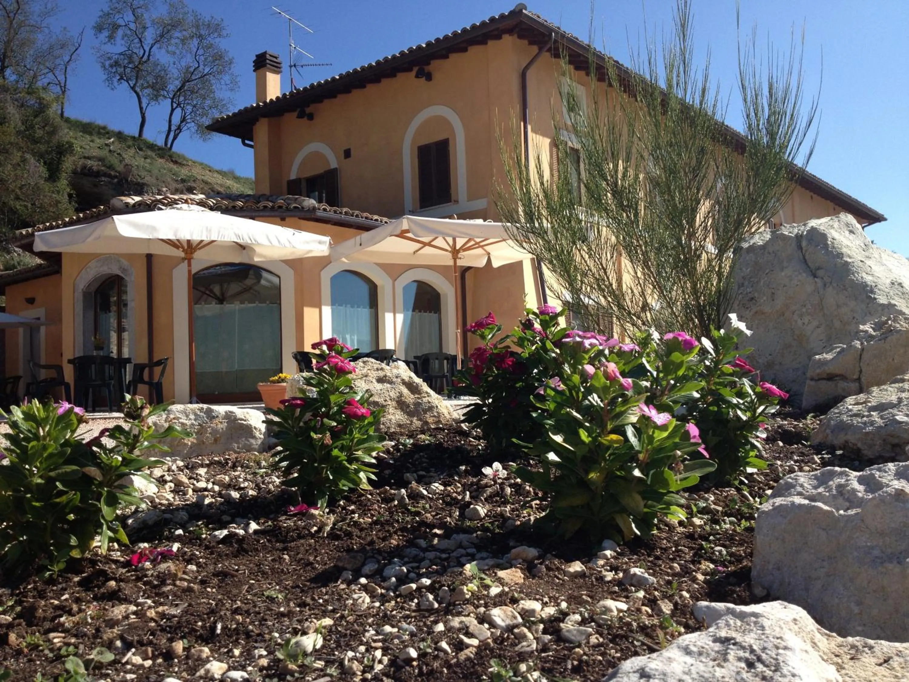Patio in il casale san martino