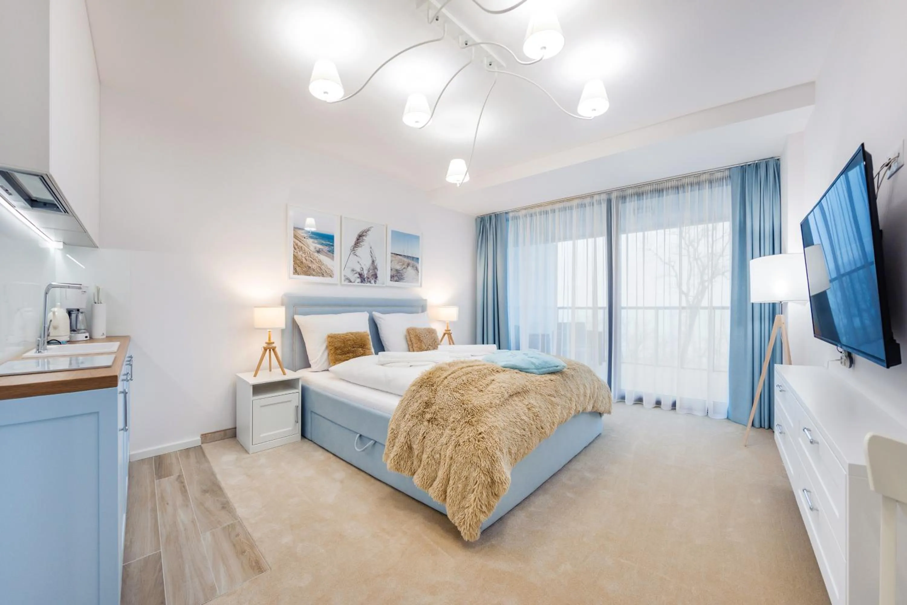 Photo of the whole room, Bed in Seaside Kołobrzeg, Sun & Snow