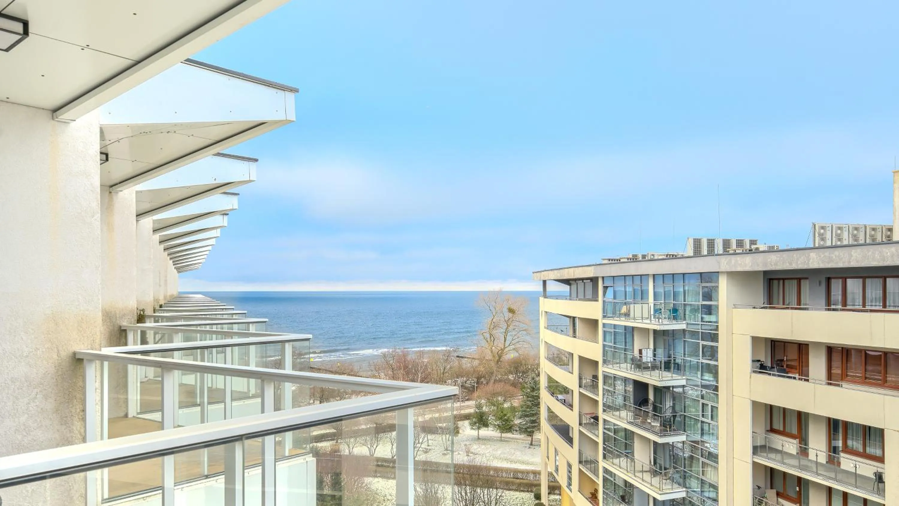 Balcony/Terrace in Seaside Kołobrzeg, Sun & Snow