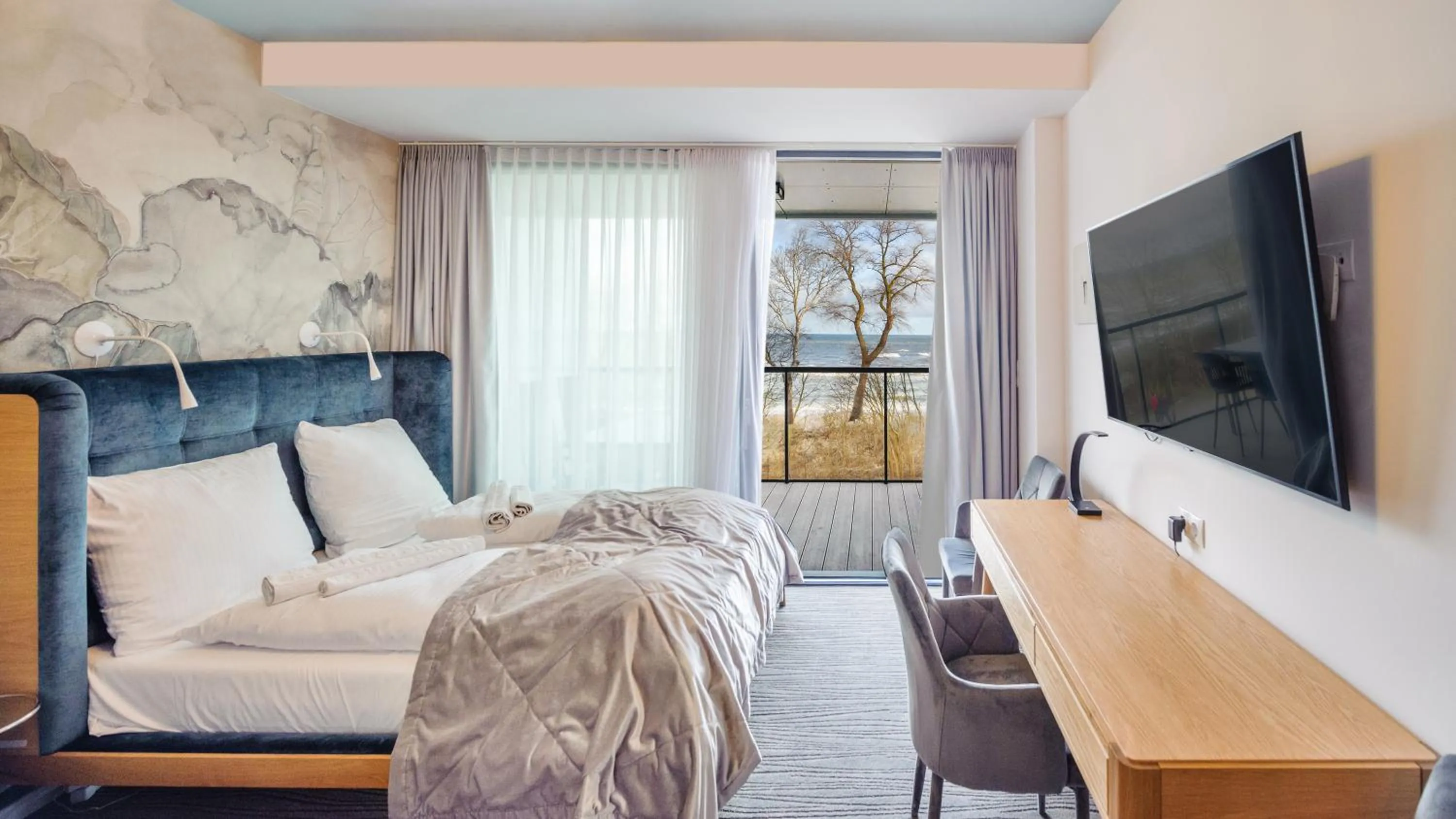 Bed in Seaside Kołobrzeg, Sun & Snow