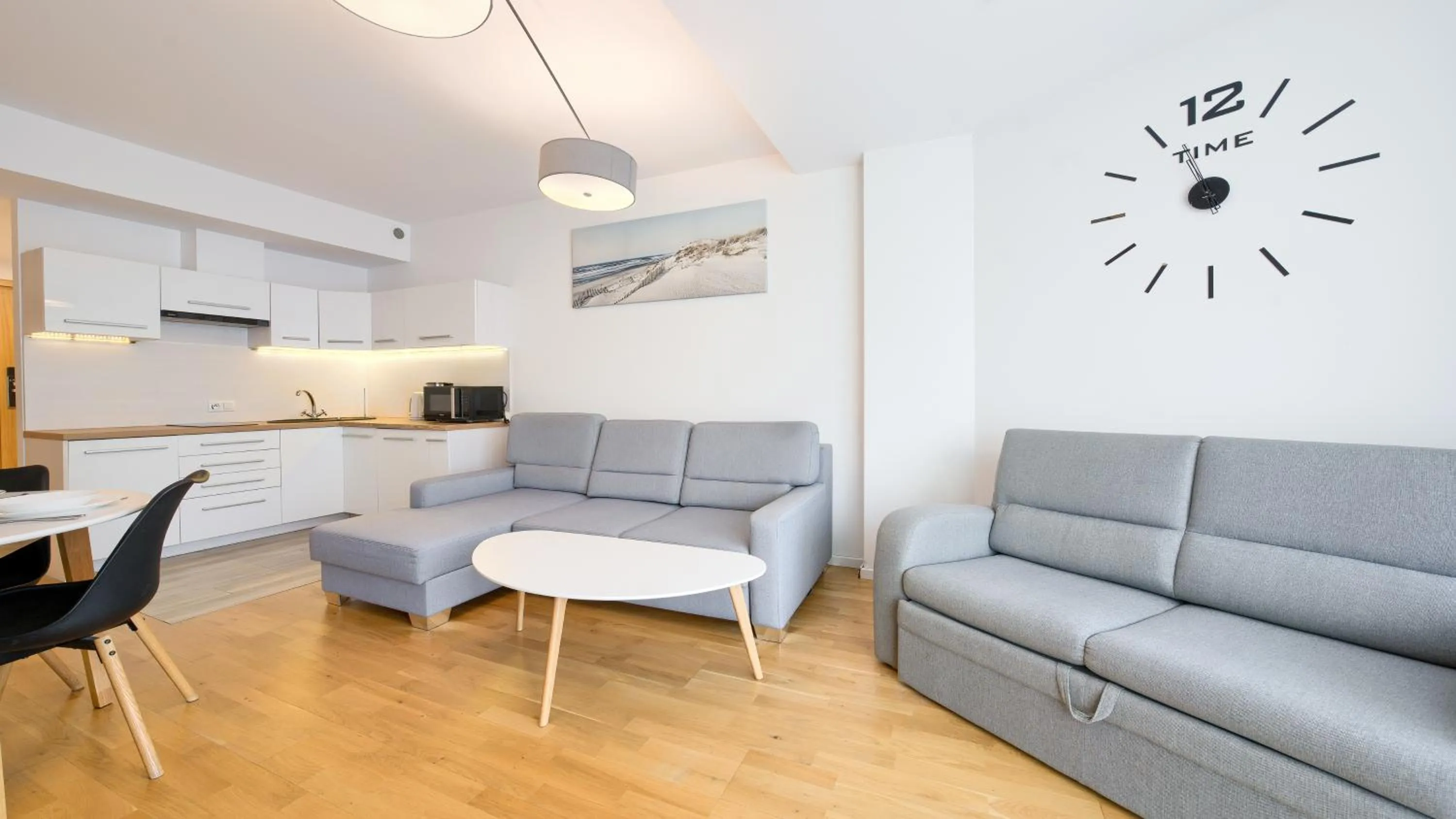 Kitchen or kitchenette in Seaside Kołobrzeg, Sun & Snow