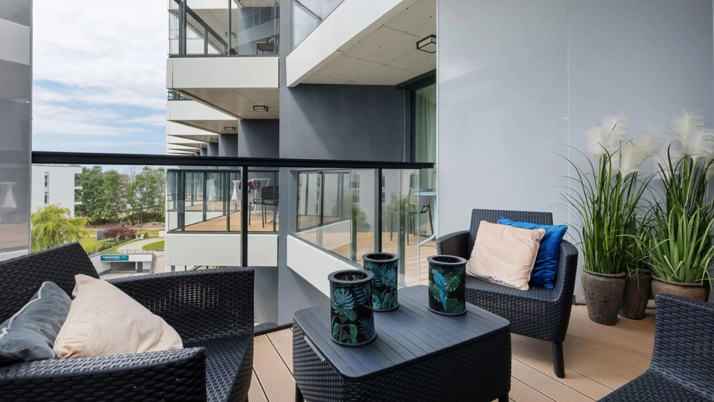 Day in Seaside Kołobrzeg, Sun & Snow