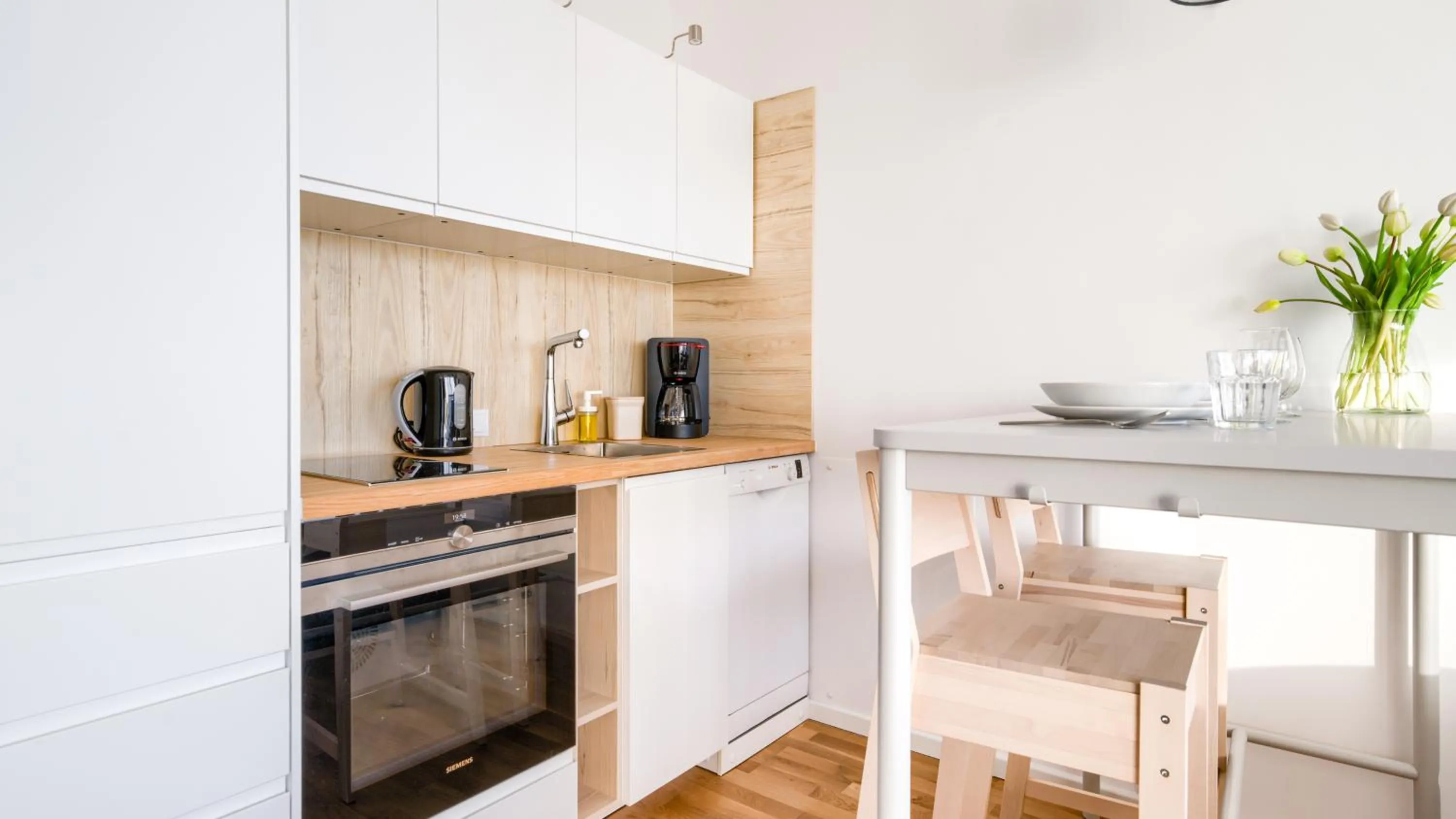 Kitchen or kitchenette in Seaside Kołobrzeg, Sun & Snow