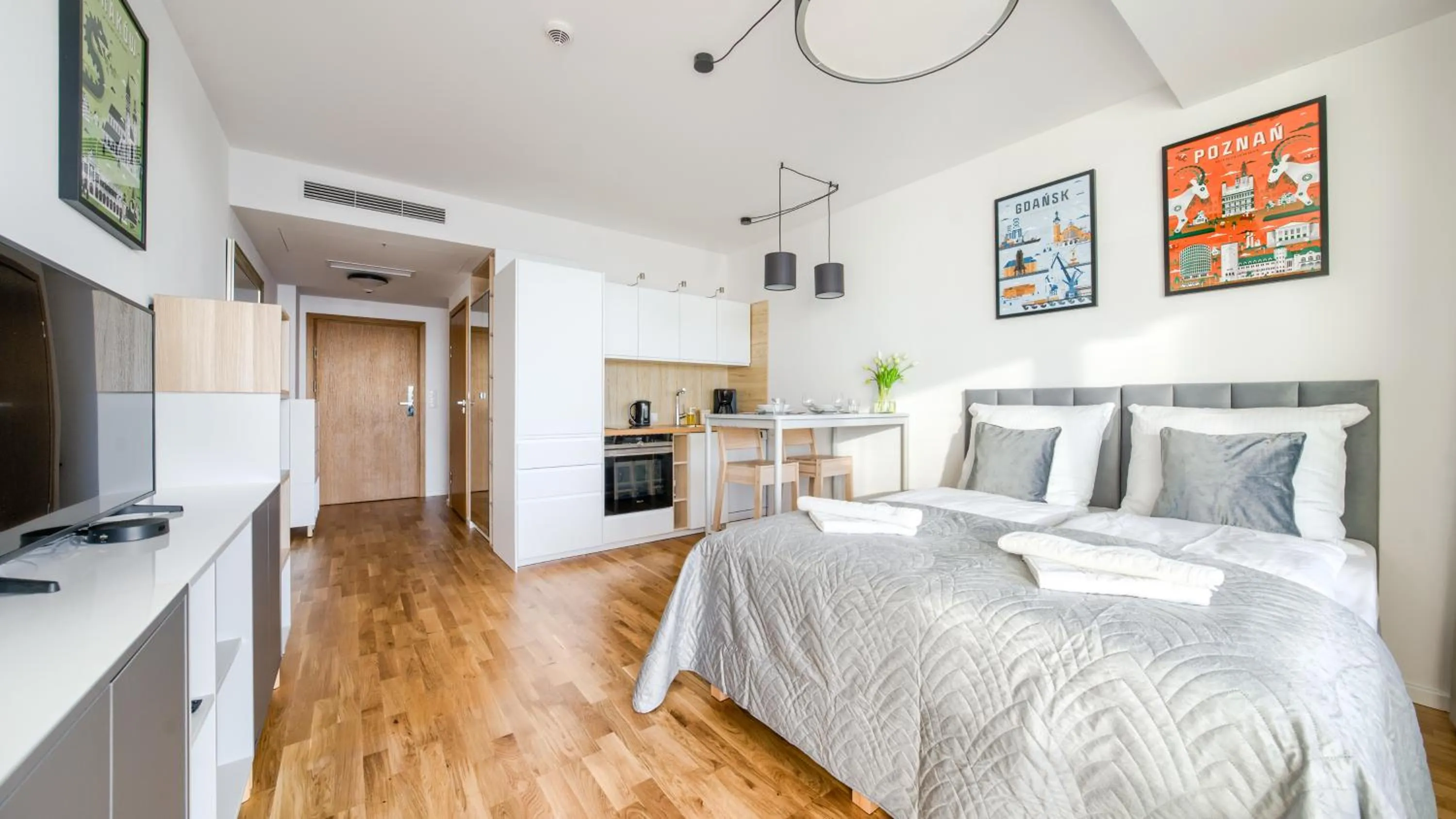 Bed in Seaside Kołobrzeg, Sun & Snow