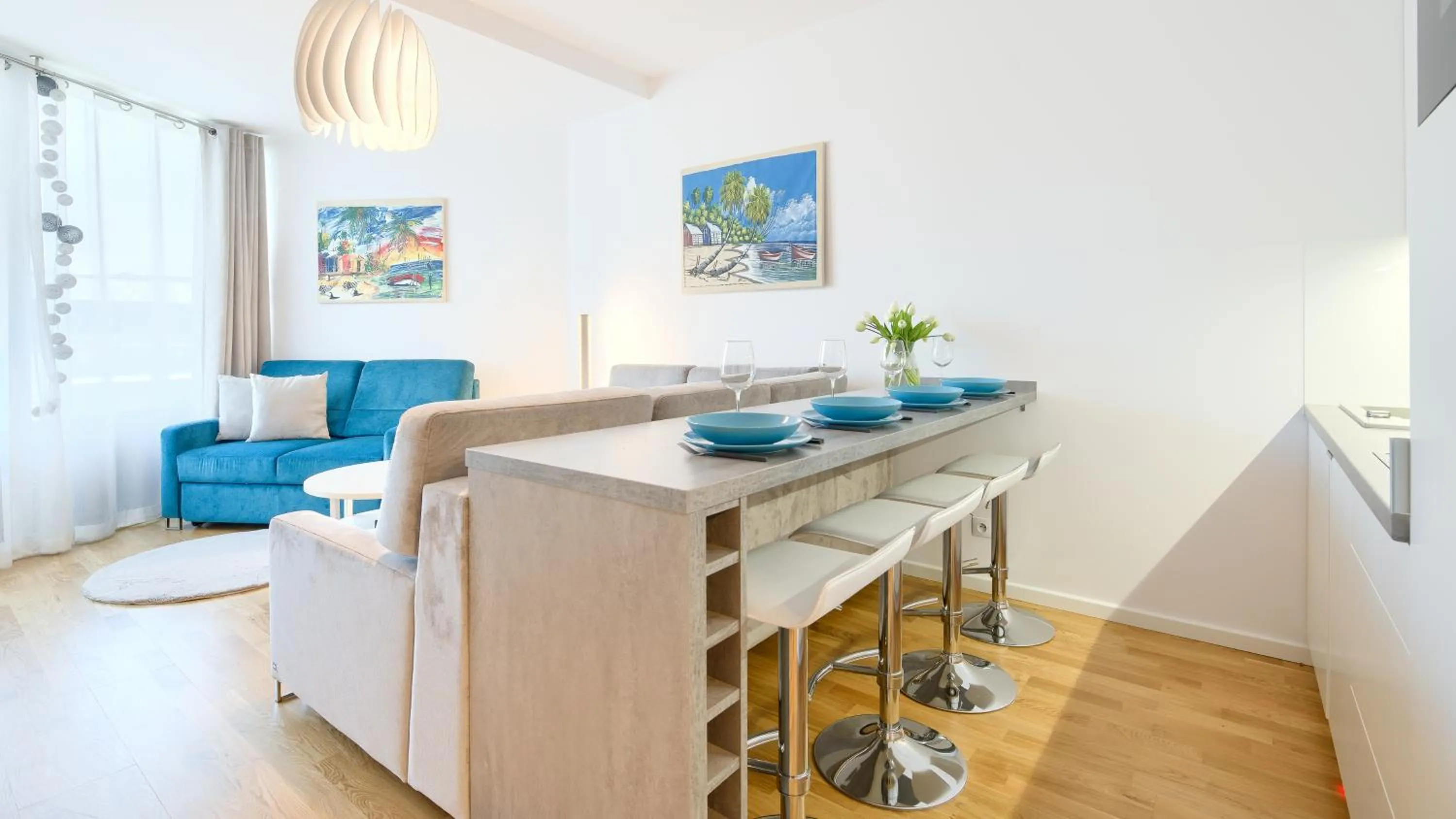 Kitchen or kitchenette in Seaside Kołobrzeg, Sun & Snow