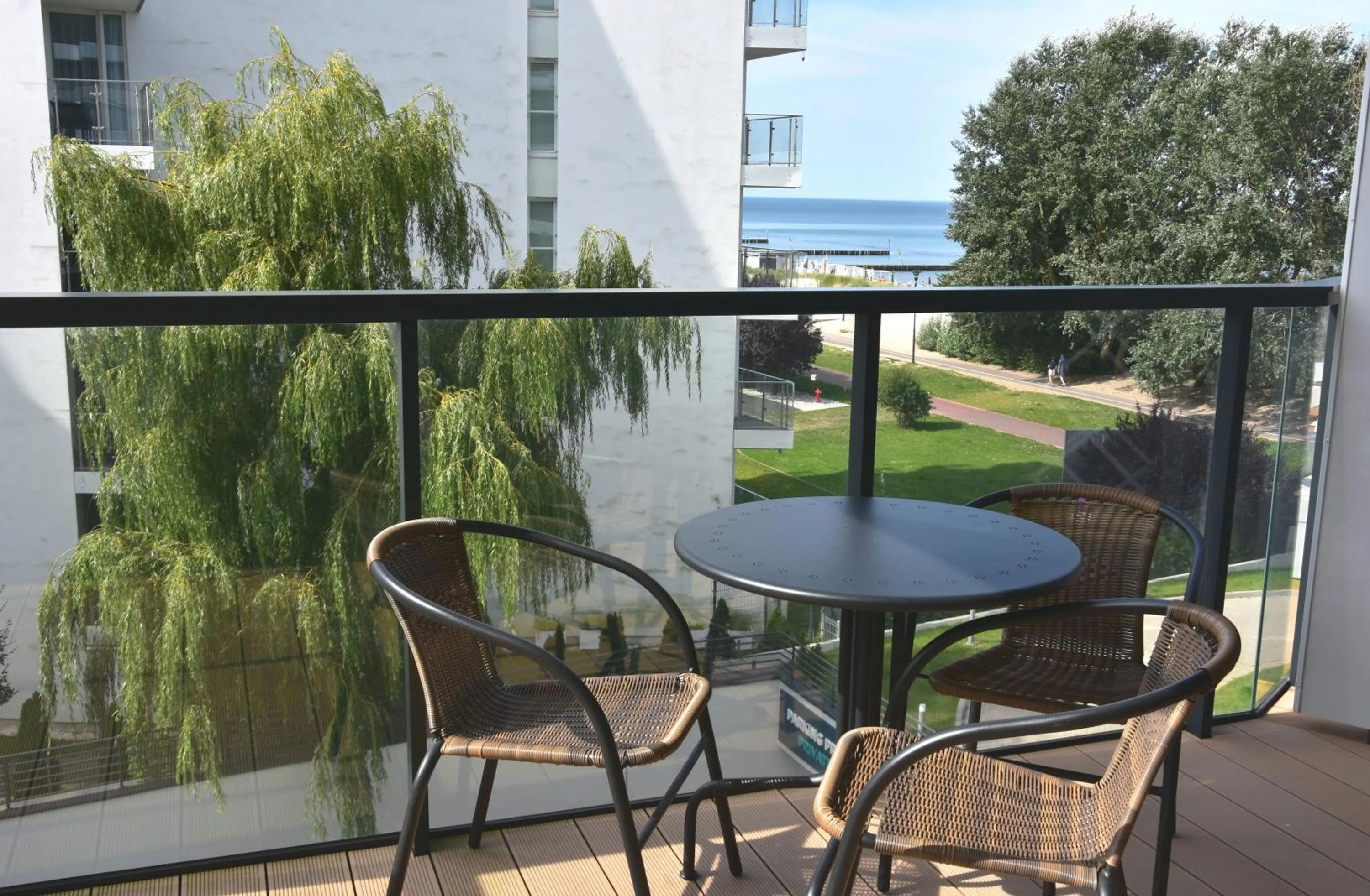 Balcony/Terrace in Seaside Kołobrzeg, Sun & Snow