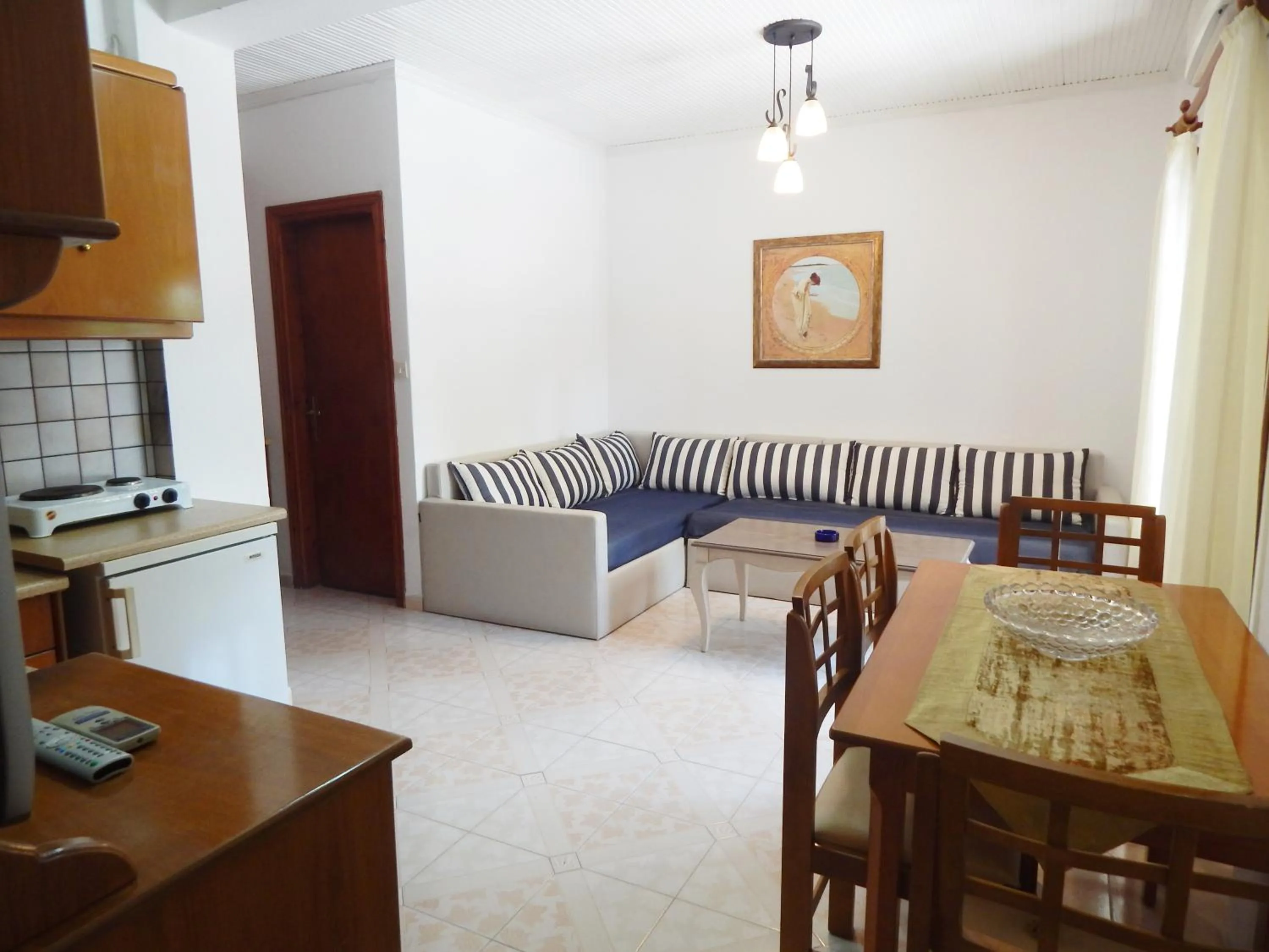 Kitchen or kitchenette in Hotel Pilalidis