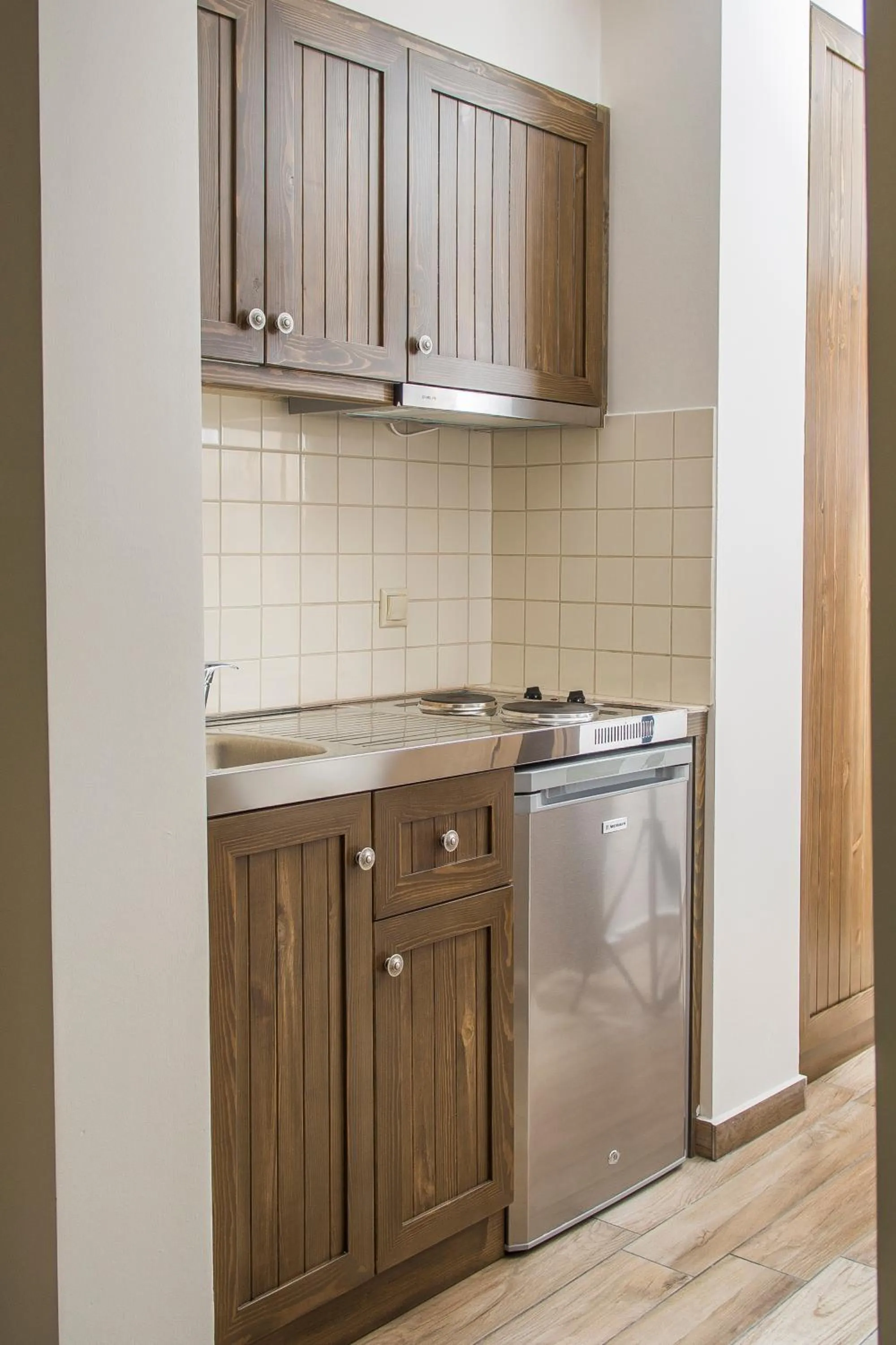 Kitchen or kitchenette in Hotel Pilalidis