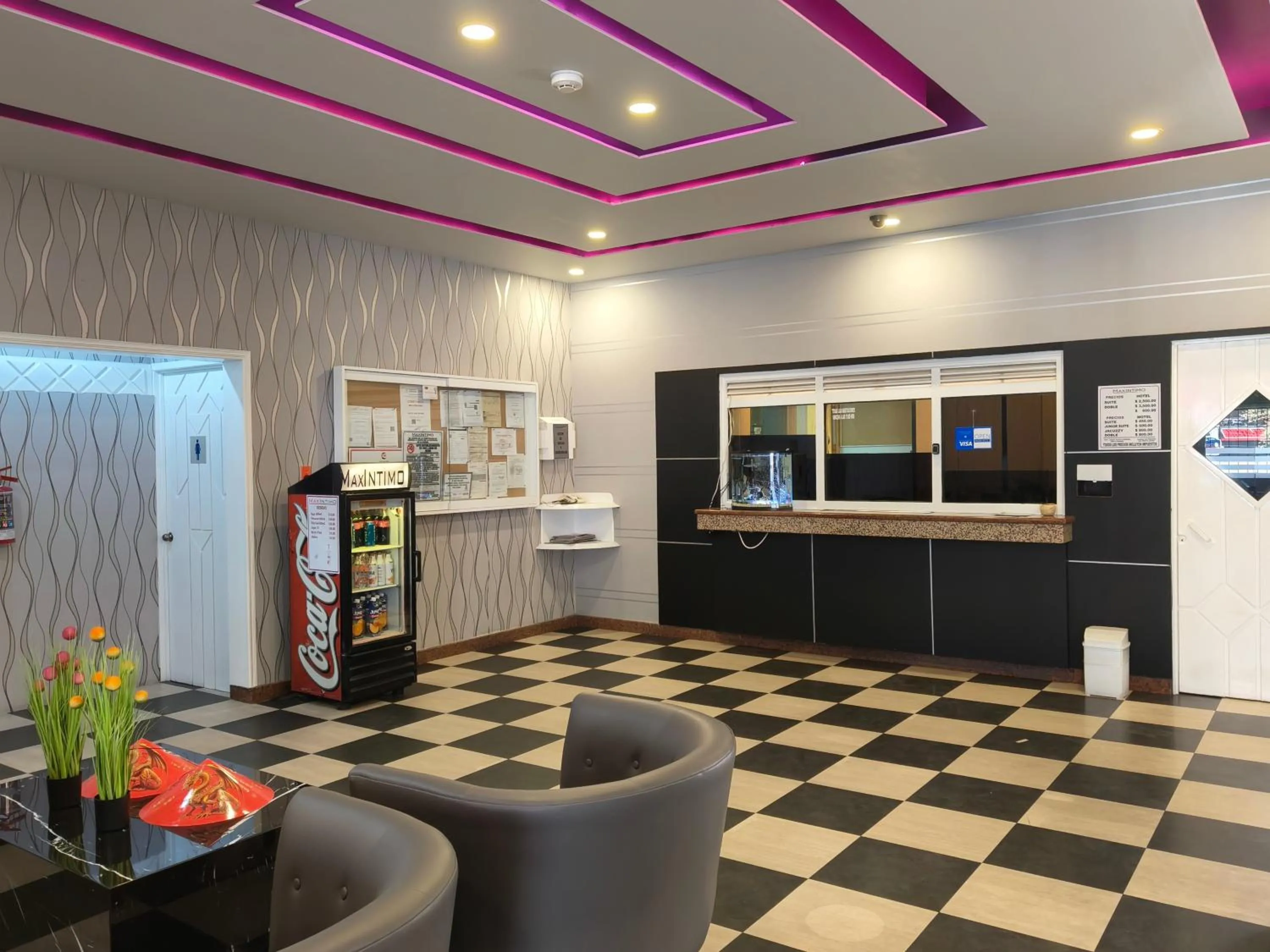 Lobby or reception in Hotel Max