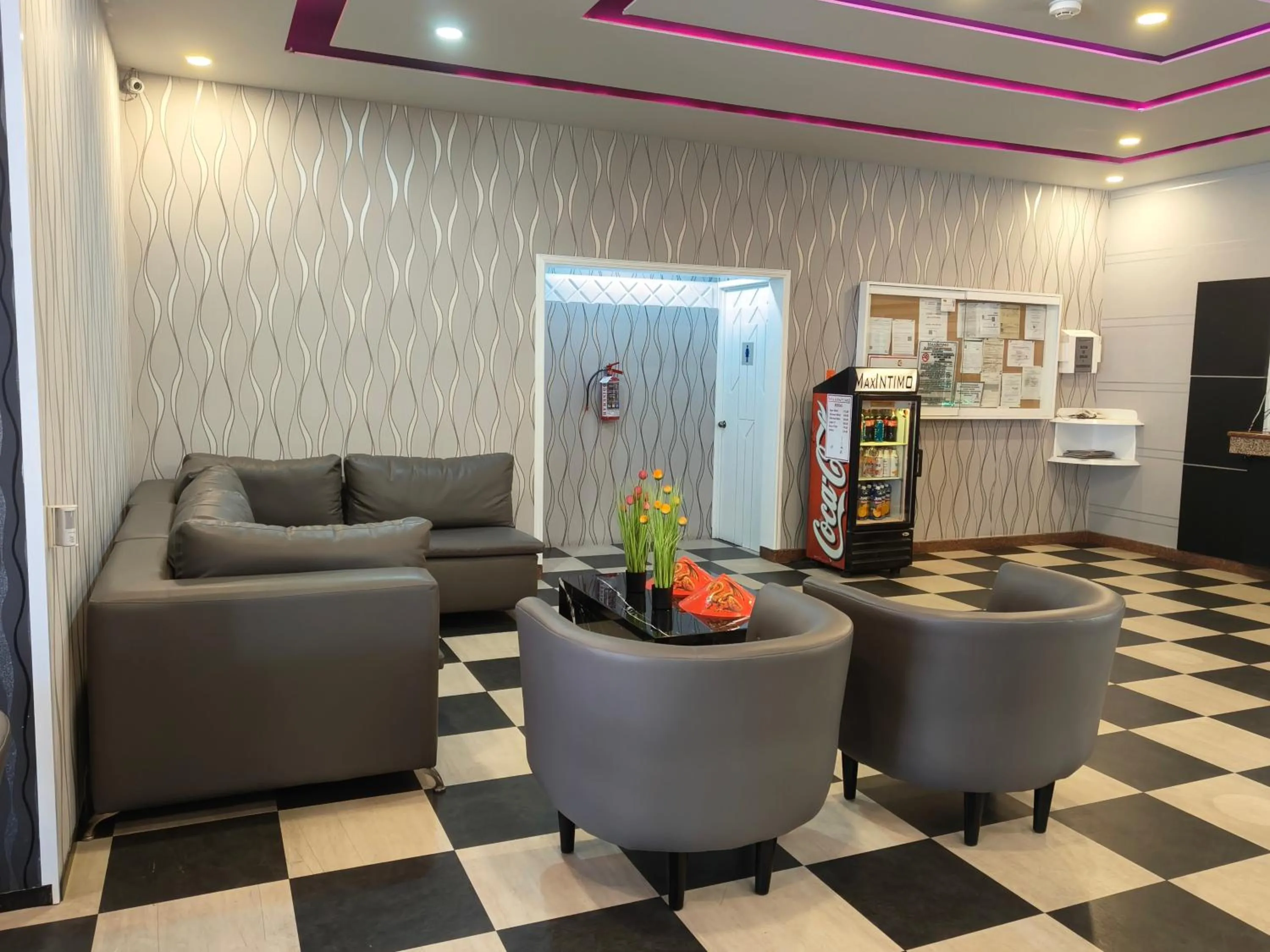 Lobby or reception in Hotel Max