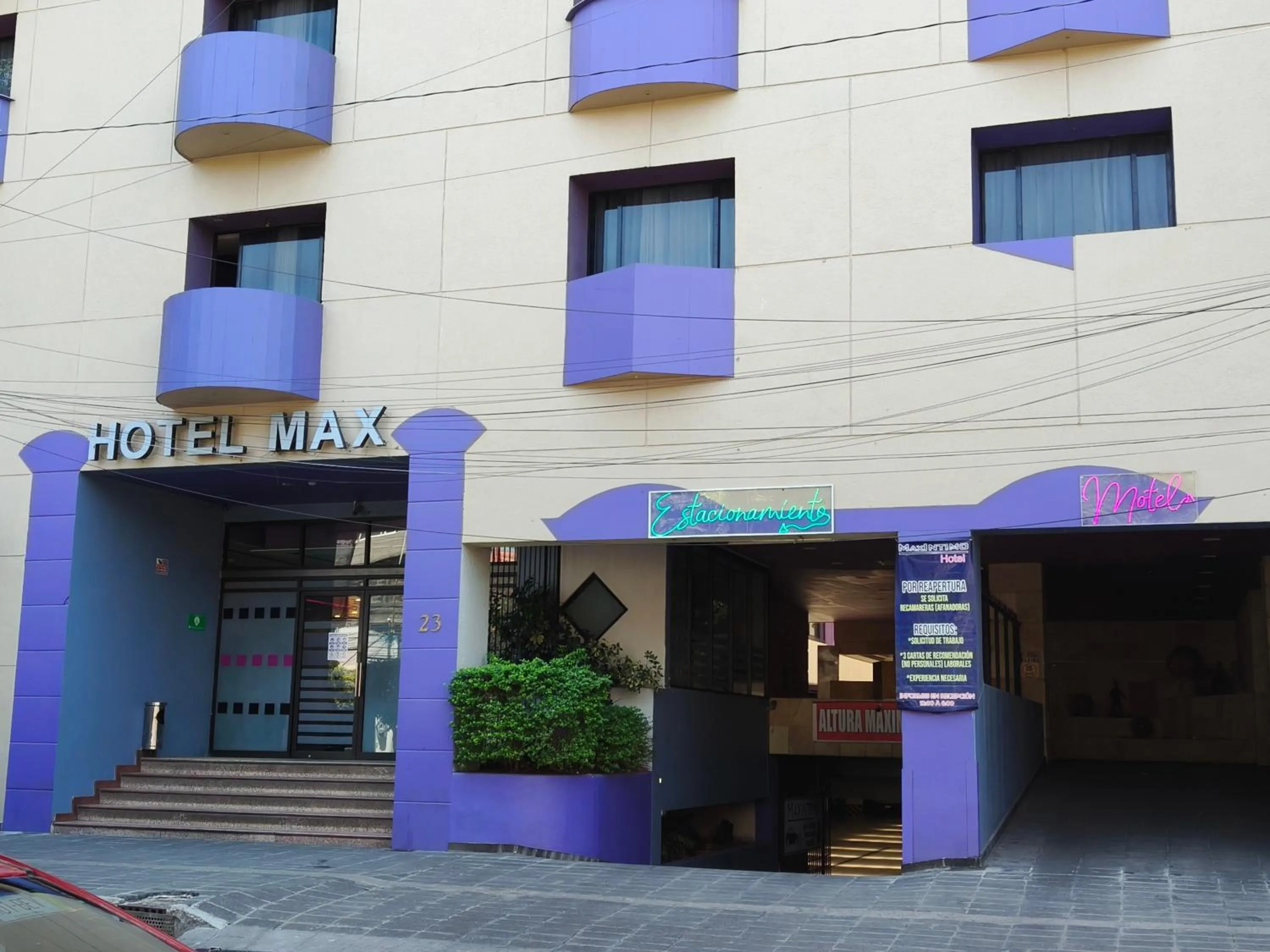 Property building in Hotel Max