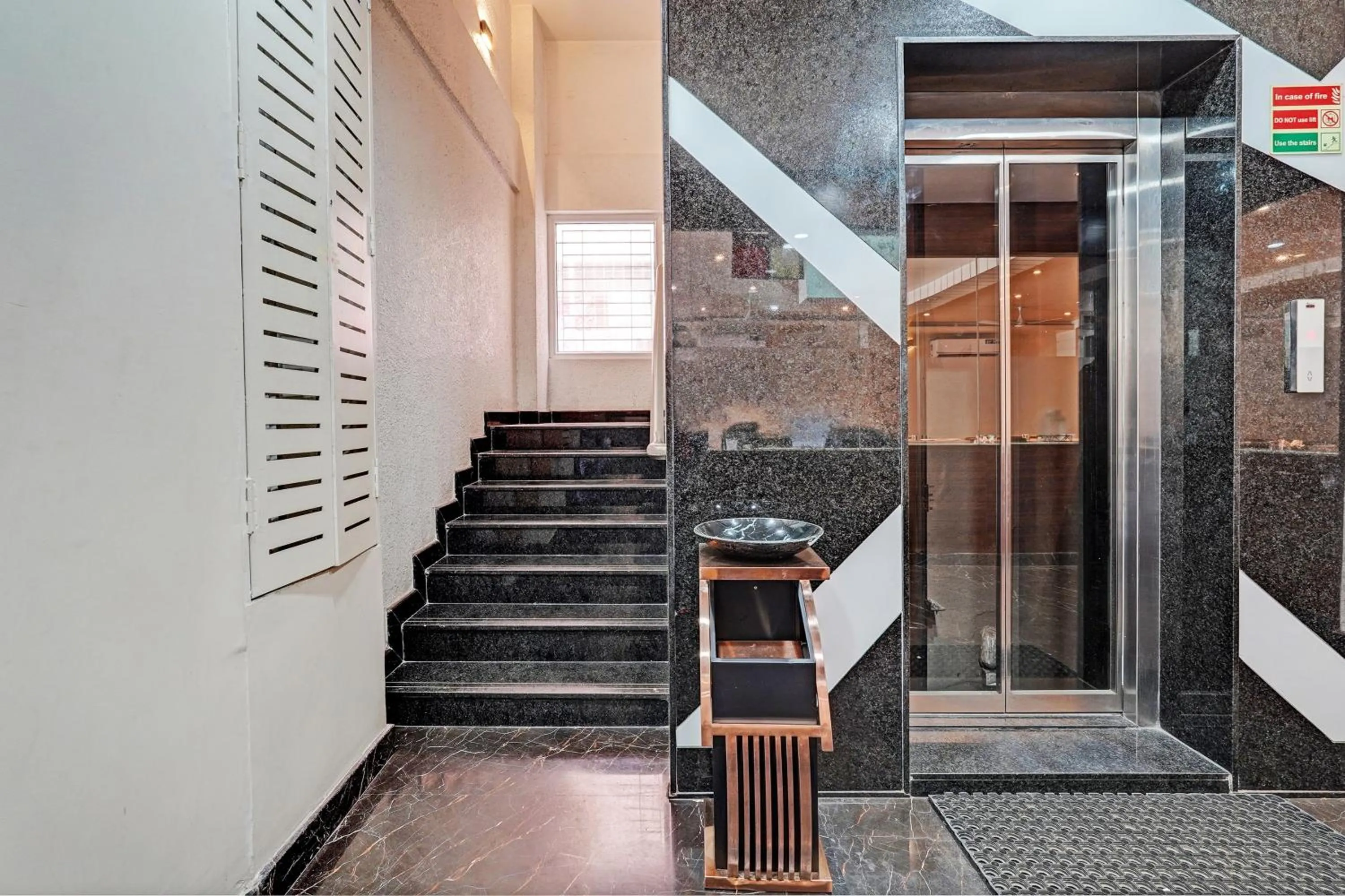 Facility for disabled guests in Super Townhouse OAK Clove Boutique Hotel Rajaji Nagar Near Lulu Mall Bengaluru