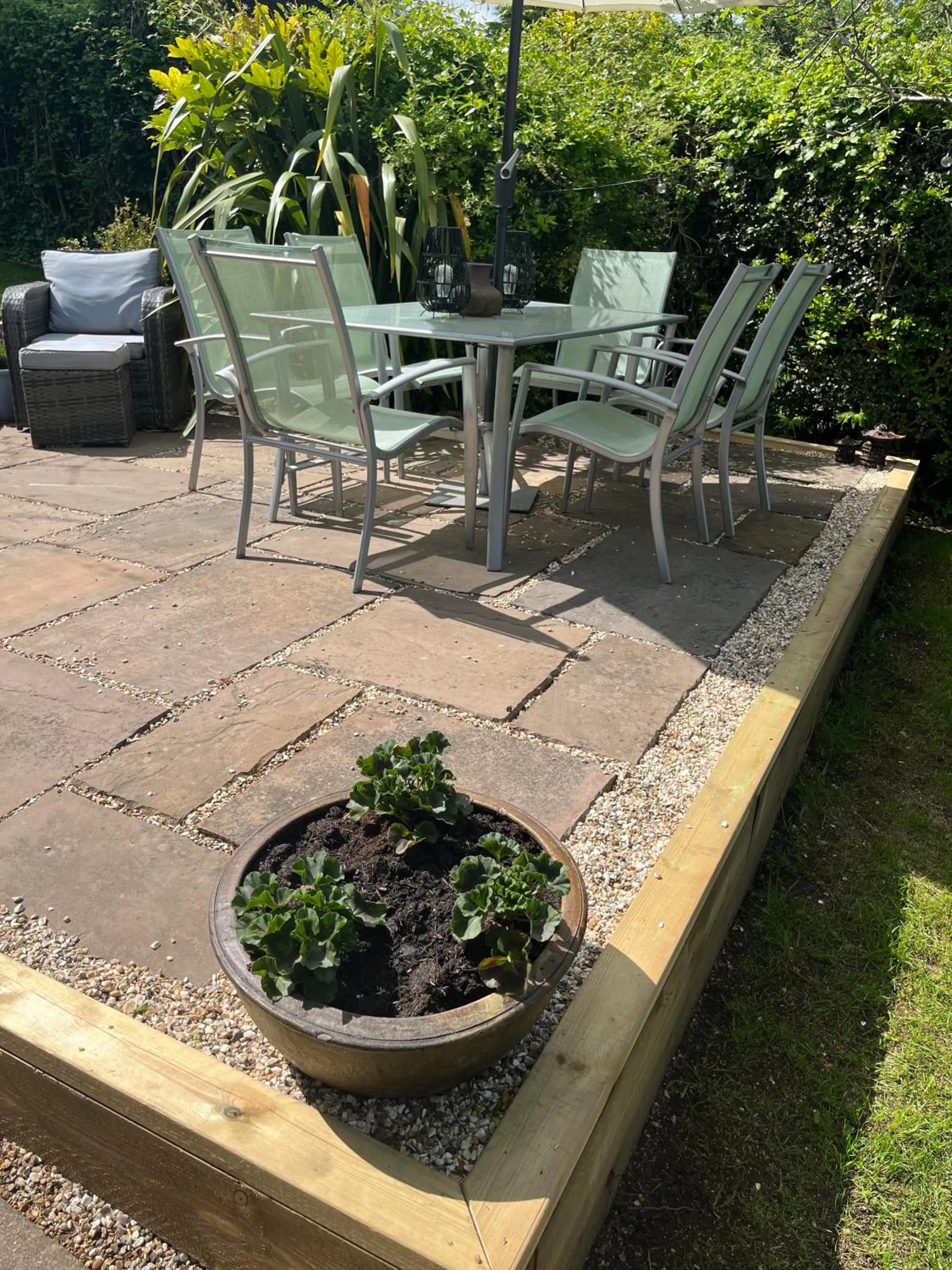 Garden in The Glastonbury Townhouse B&B