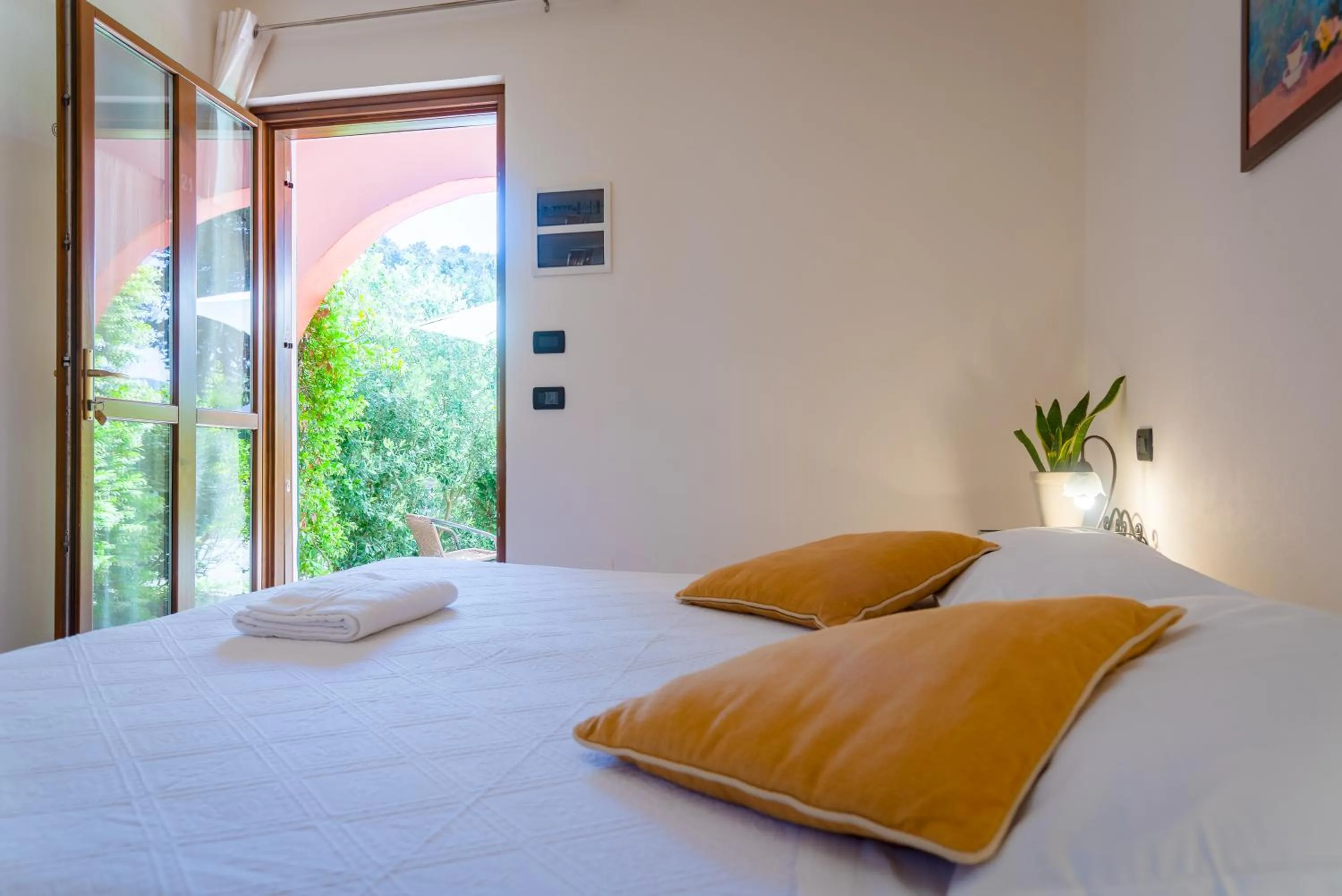 Bedroom, Bed in Villa Gaia