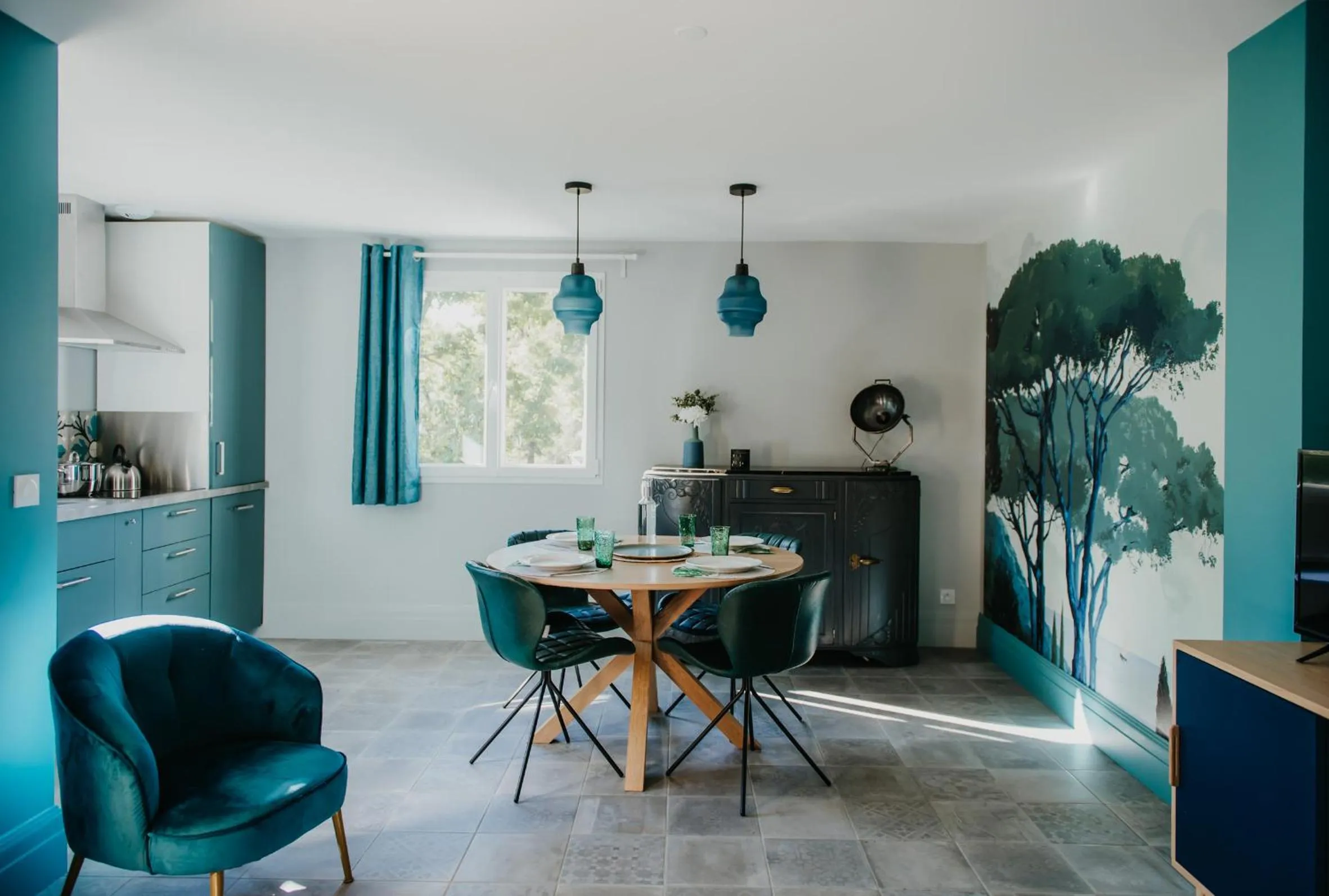 Living room in La Maison Augustine