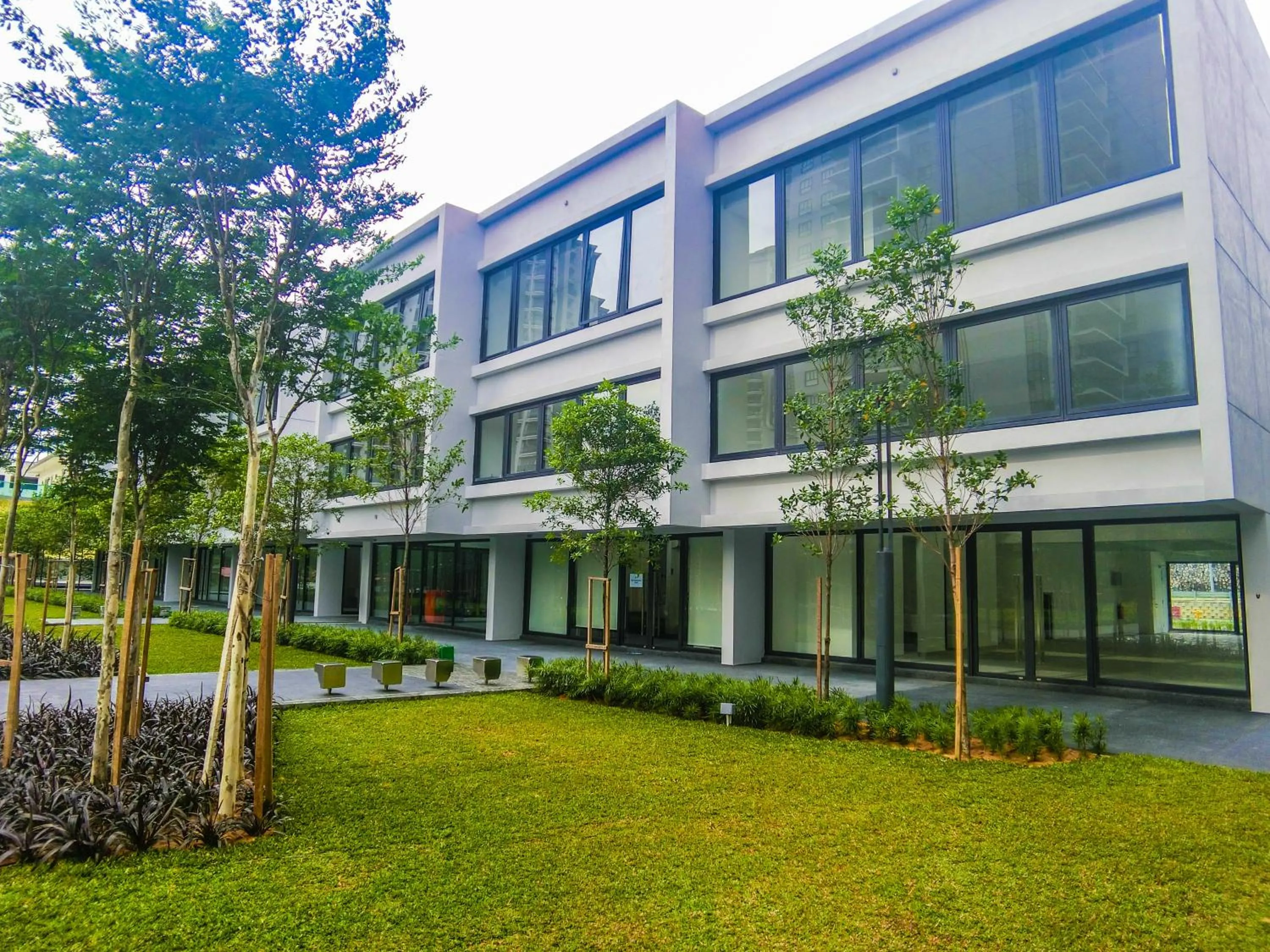 Garden view in The Alder - The Hub SS2