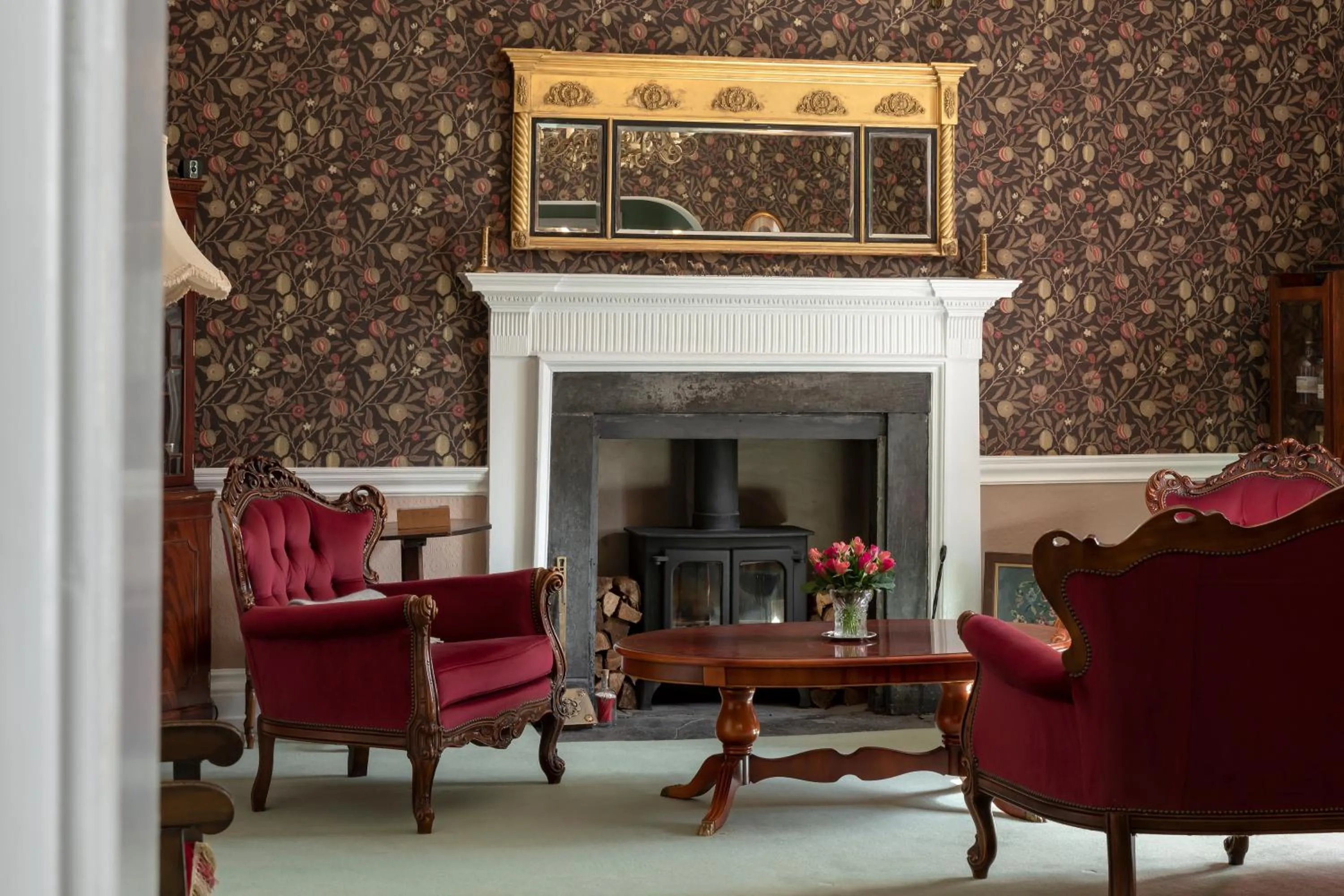 Living room in The Old Parsonage