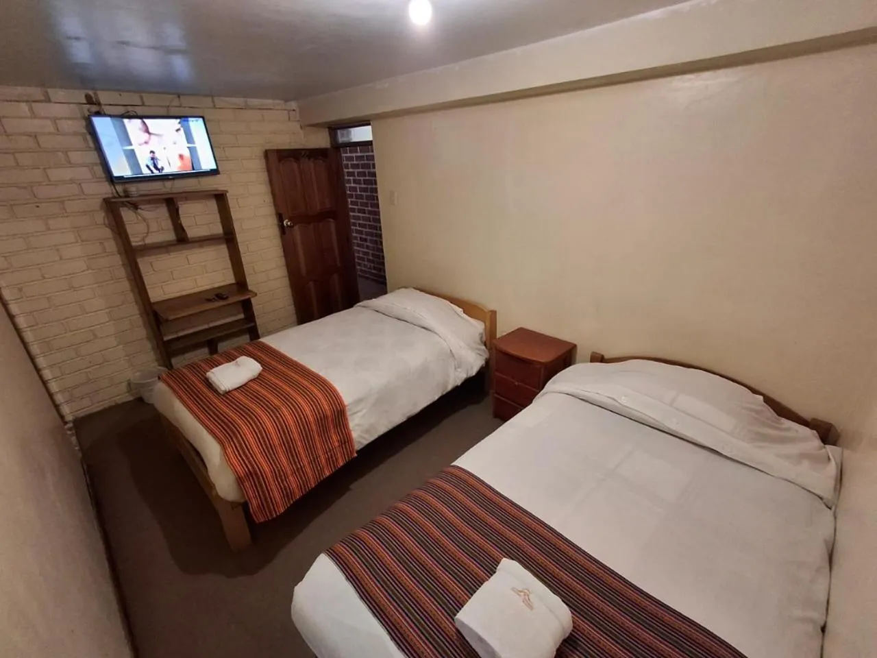 Bed in Andean Dreams Hotel