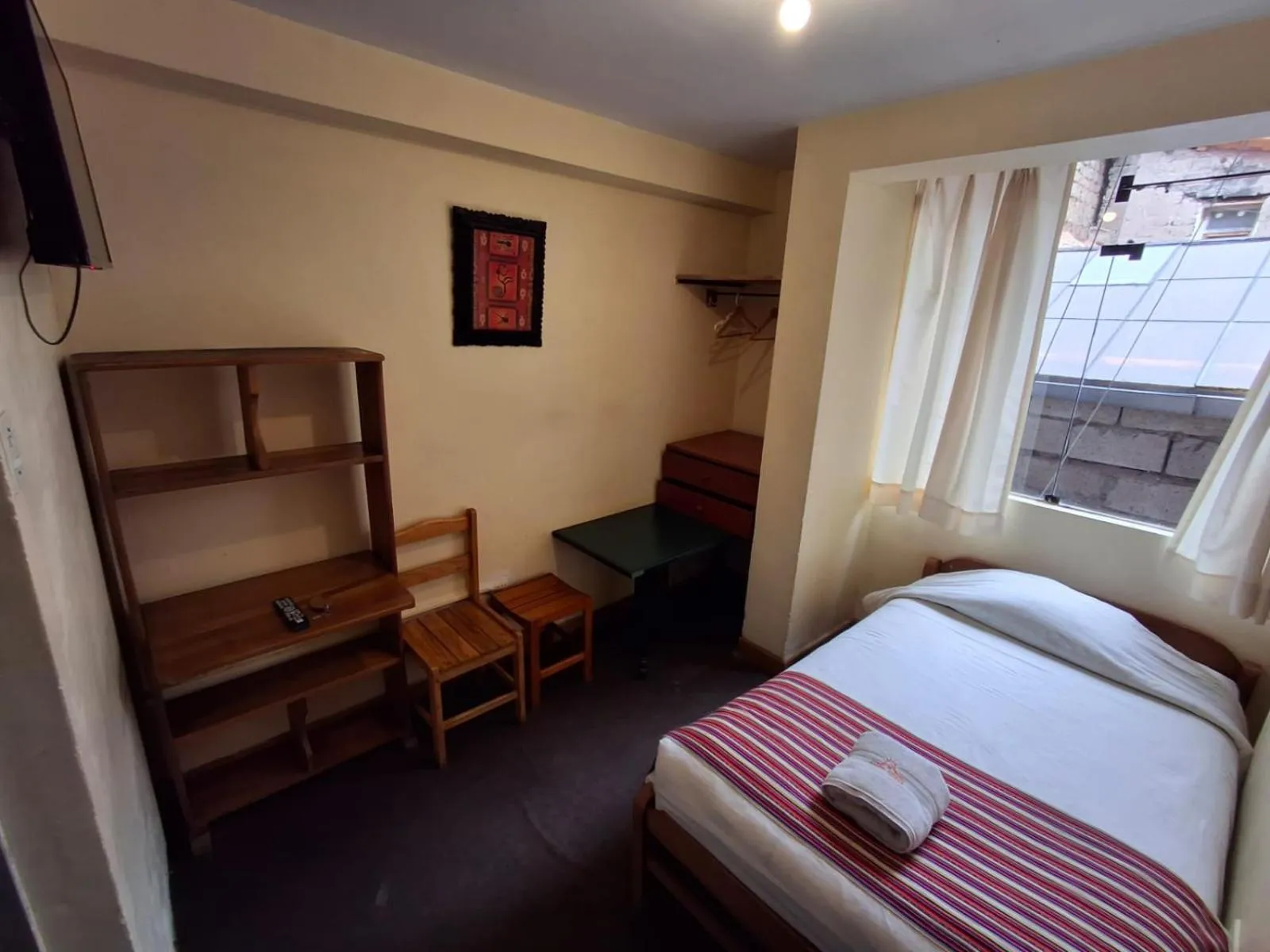 Bed in Andean Dreams Hotel